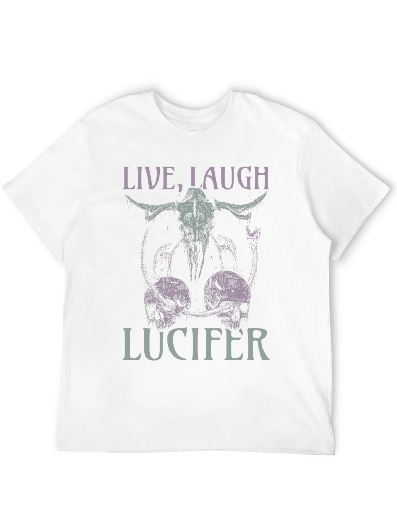 Live Laugh Lucifer Graphic Tee - Black