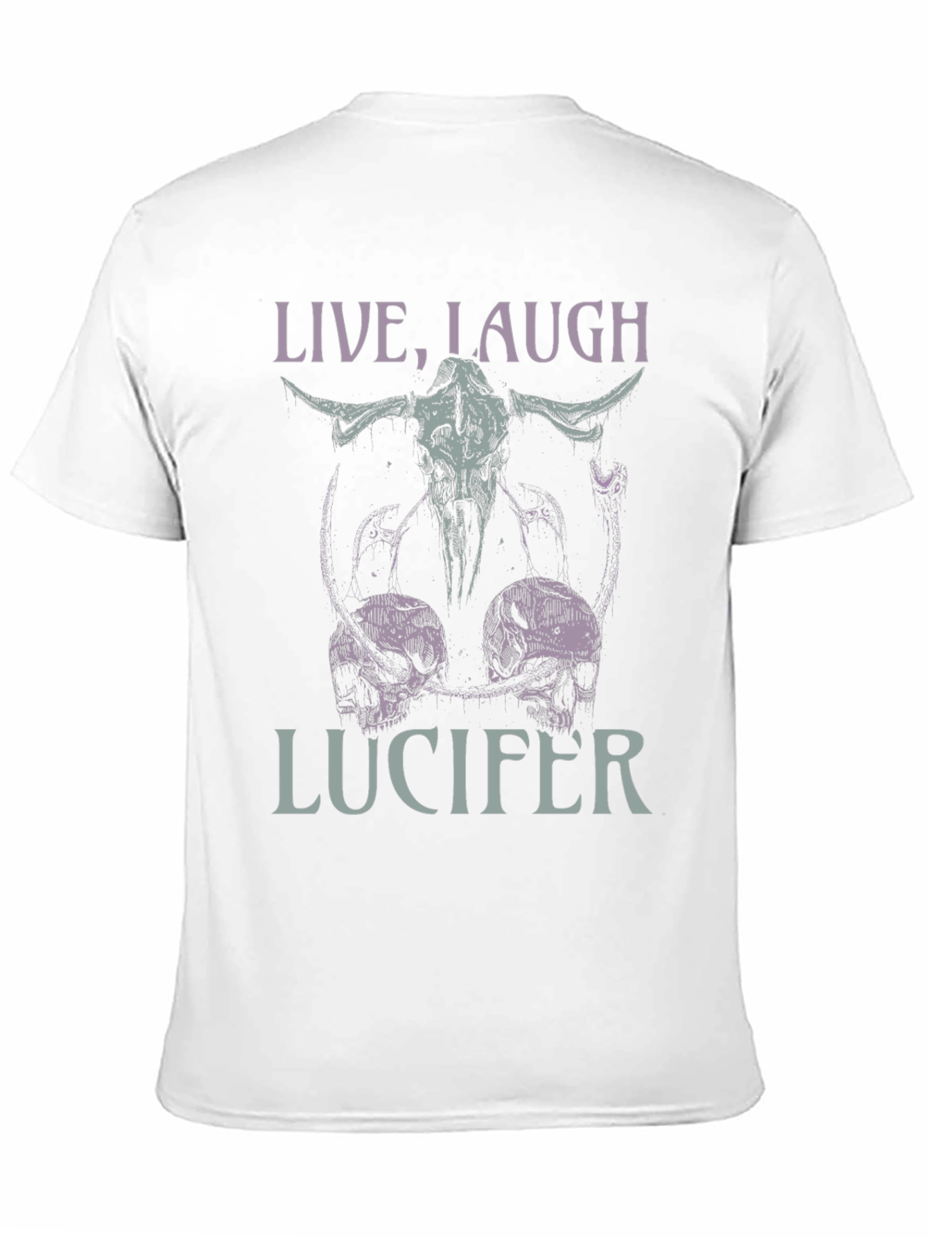 Live Laugh Lucifer Graphic Tee - Black