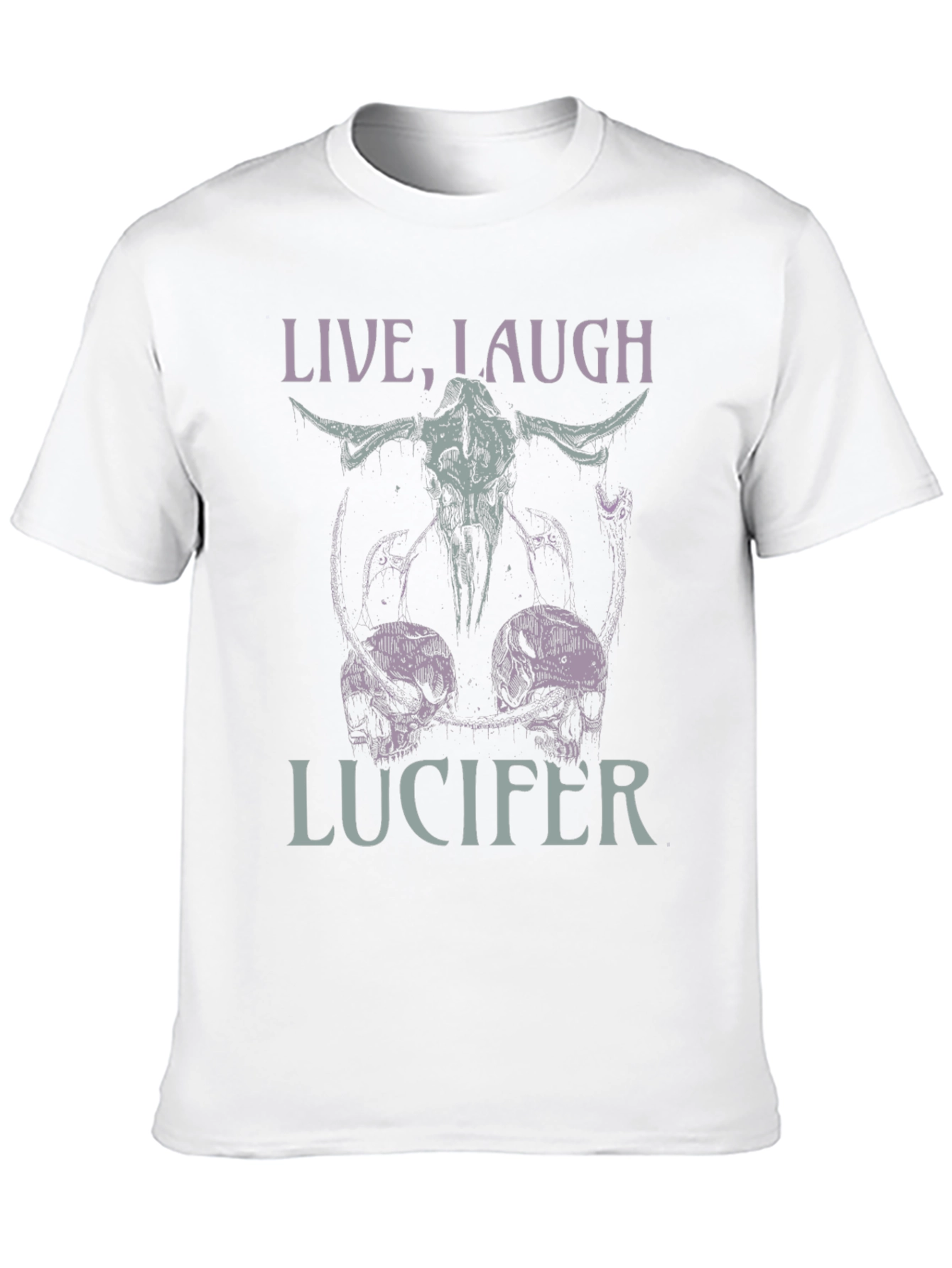 Live Laugh Lucifer Graphic Tee - Black