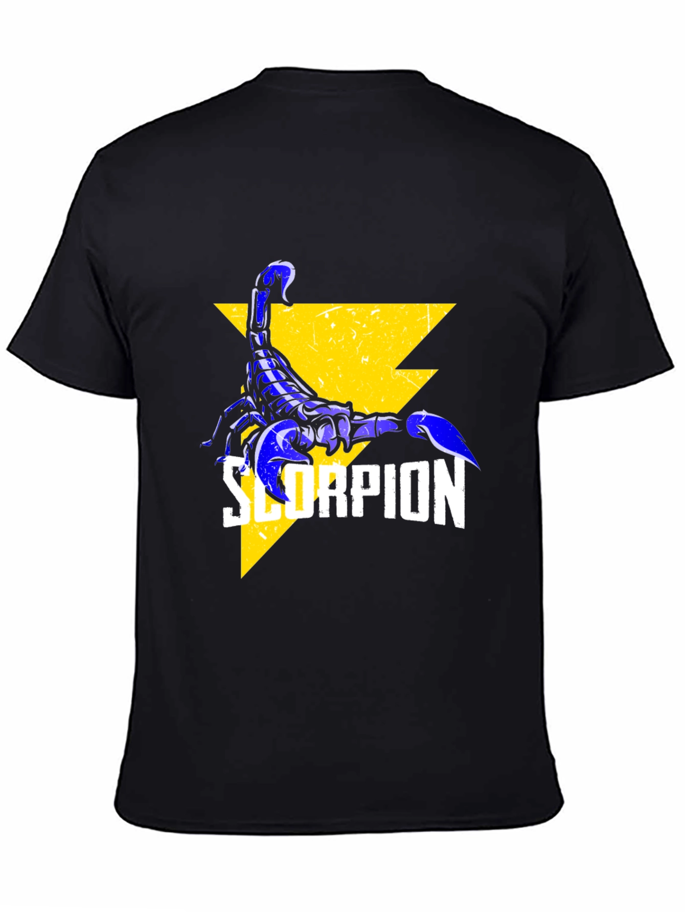 Scorpion Graphic Print Black T-Shirt