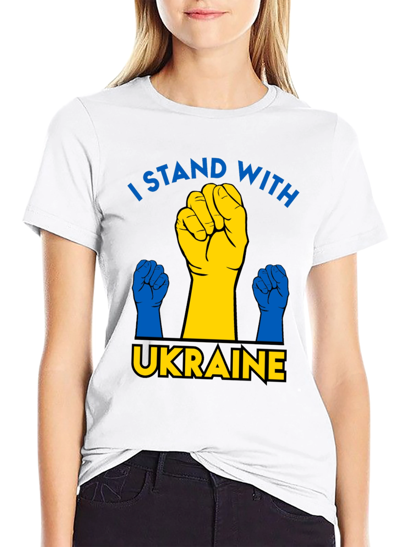 I Stand With Ukraine Graphic T-Shirt