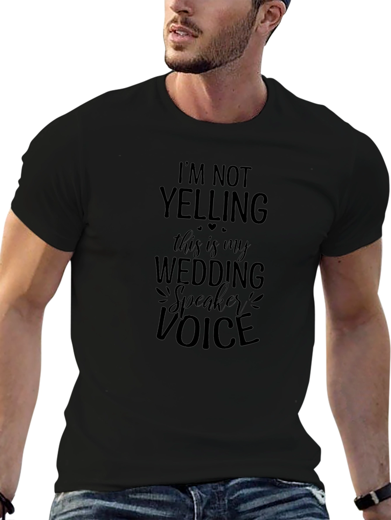 Wedding Speaker Voice T-Shirt - Funny Wedding Tee