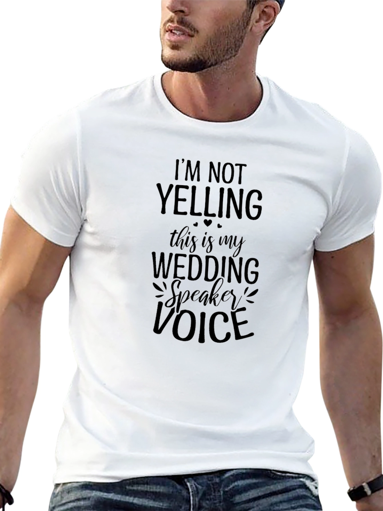 Wedding Speaker Voice T-Shirt - Funny Wedding Tee