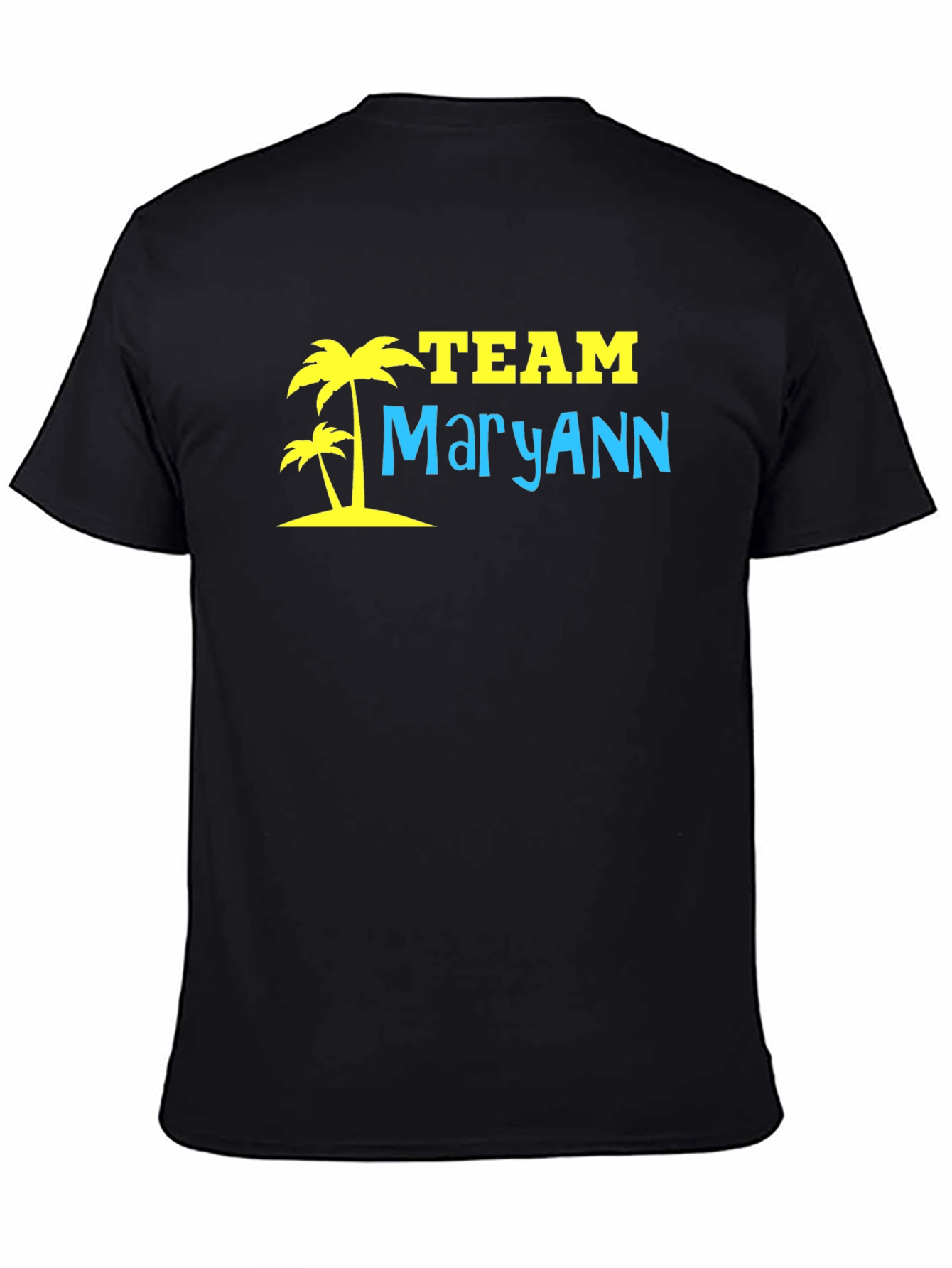 Team MaryAnn Palm Tree T-Shirt - Black