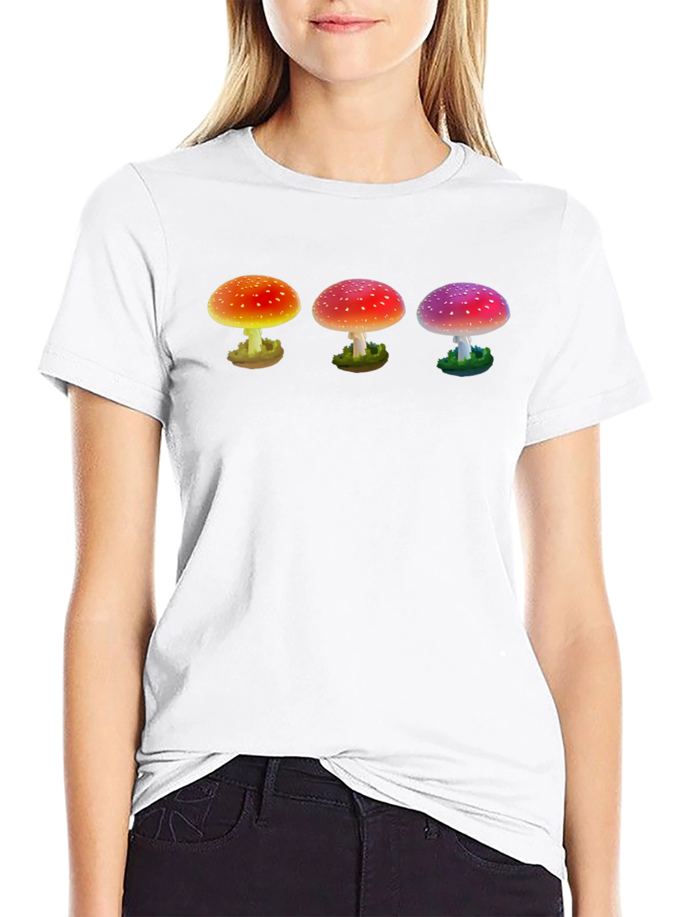 Trippy Mushroom Graphic T-Shirt