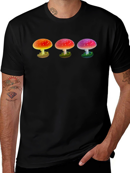 Trippy Mushroom Graphic T-Shirt