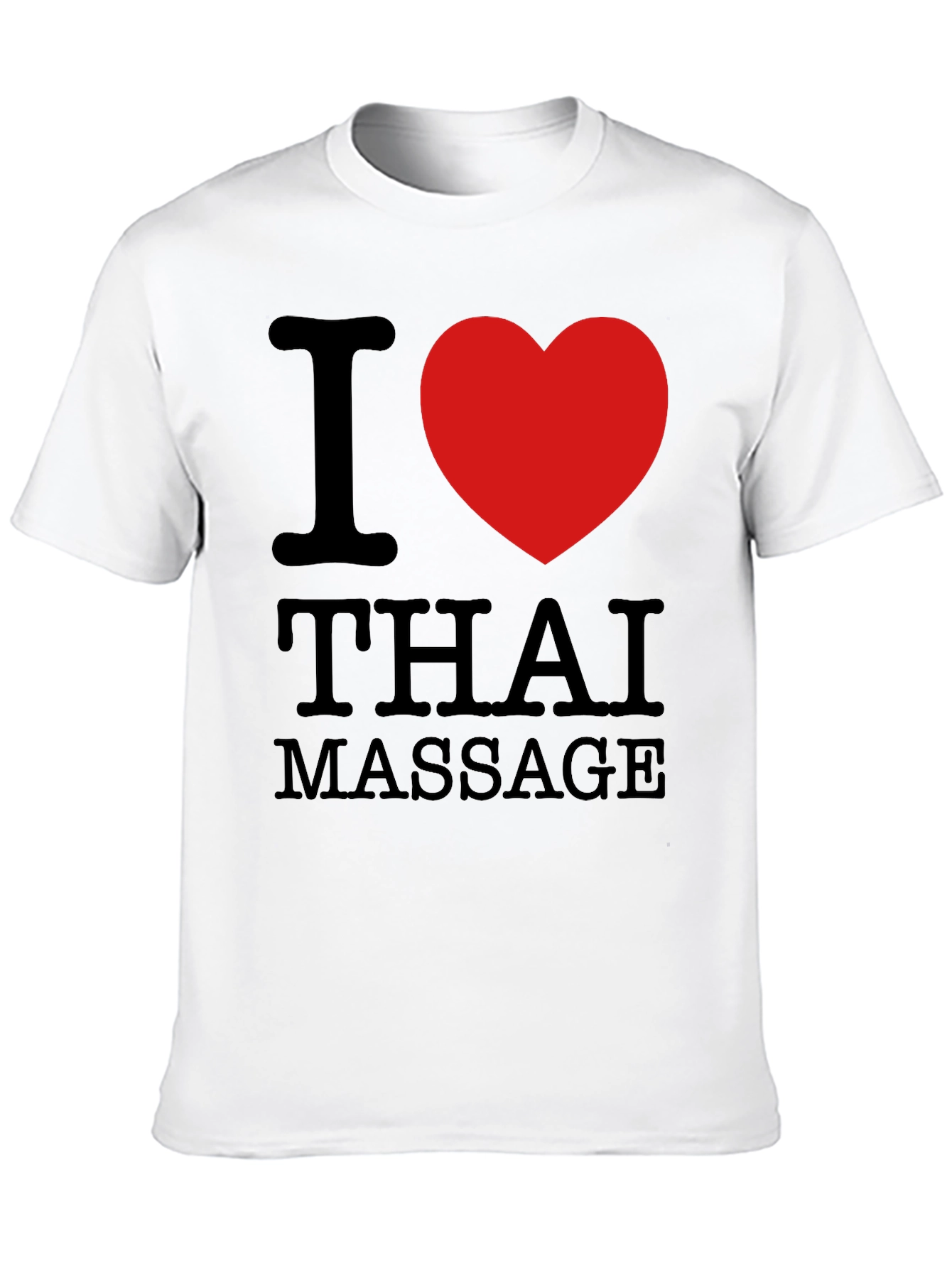 I Heart Thai Massage Black T-Shirt