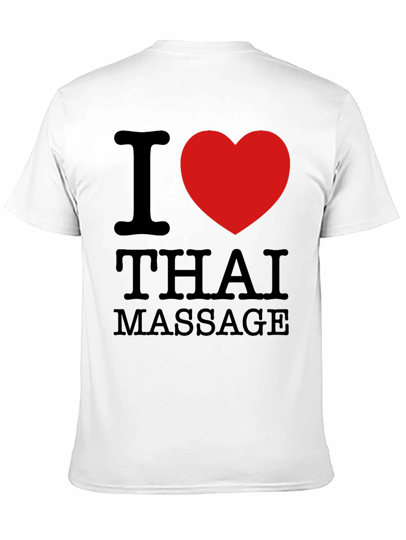 I Heart Thai Massage Black T-Shirt