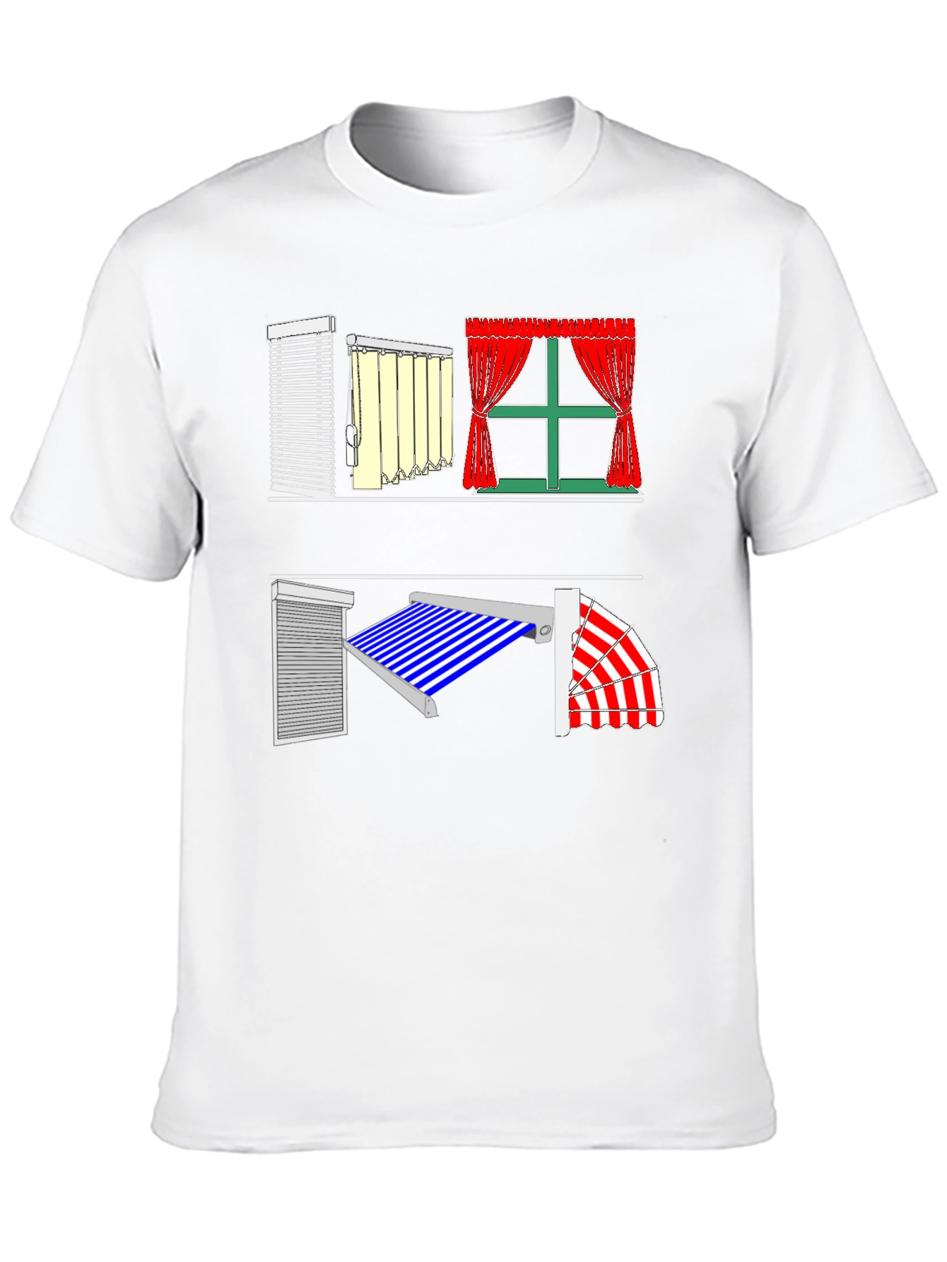Novelty Window Blinds & Curtains T-Shirt