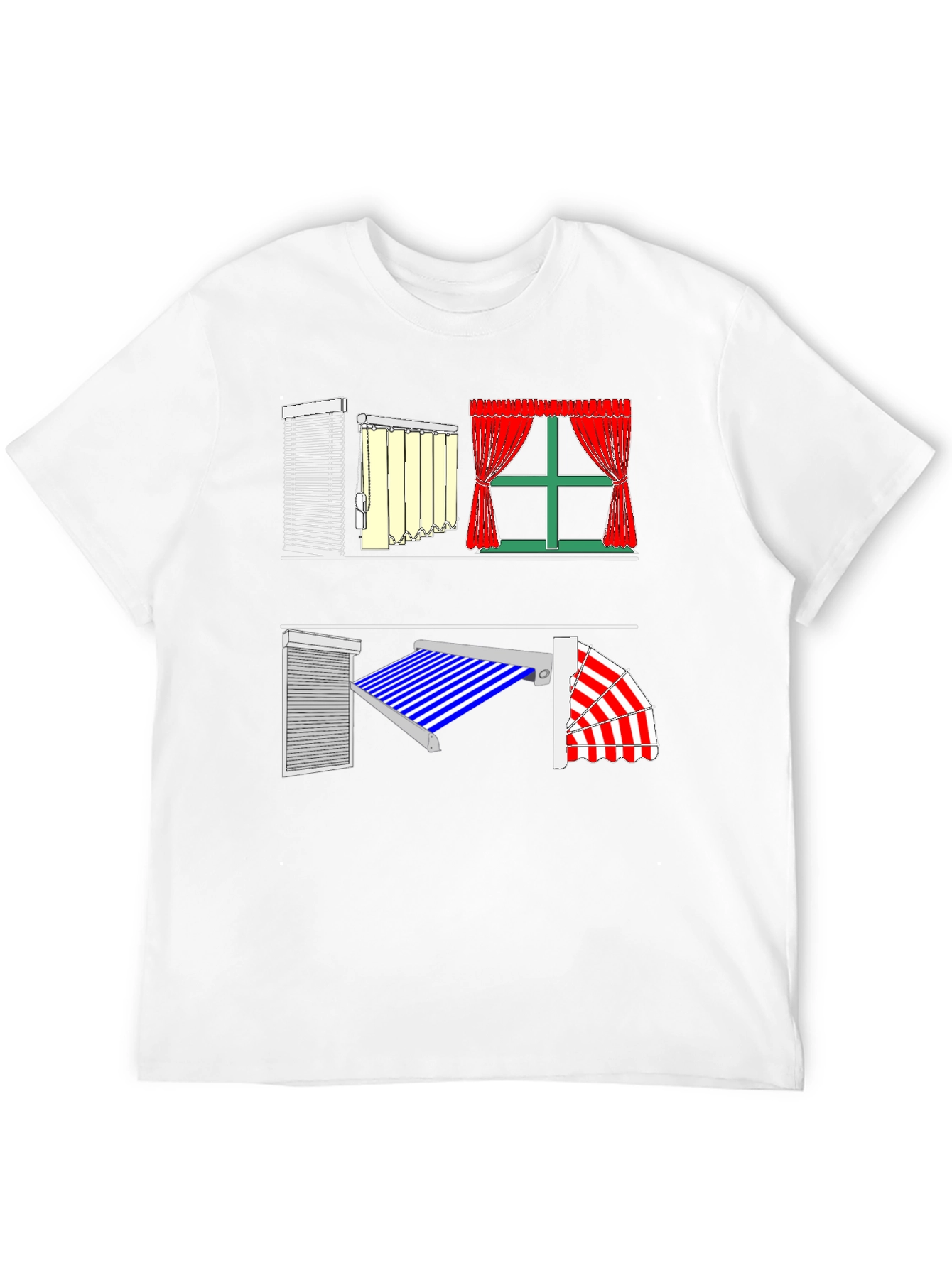 Novelty Window Blinds & Curtains T-Shirt