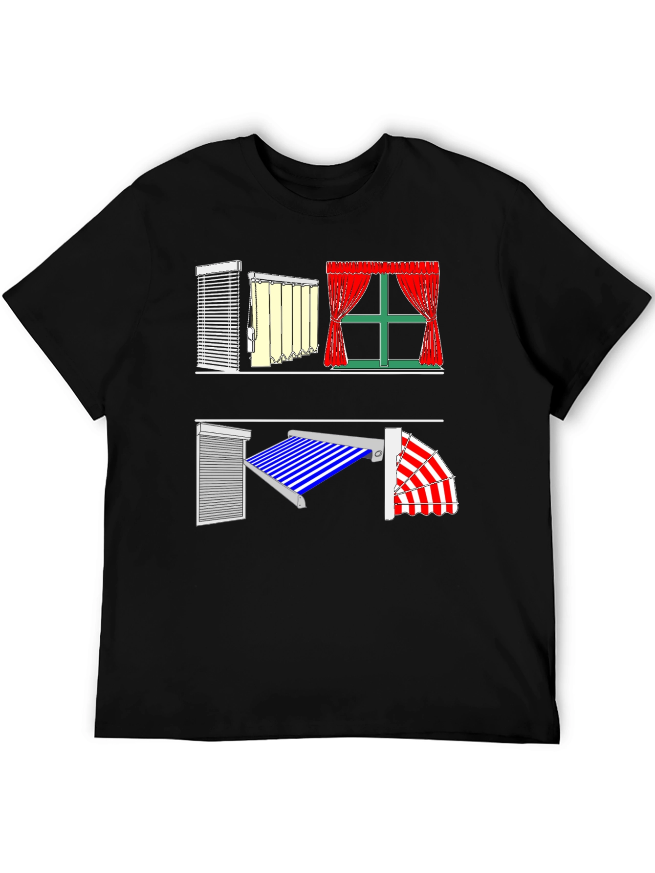 Novelty Window Blinds & Curtains T-Shirt