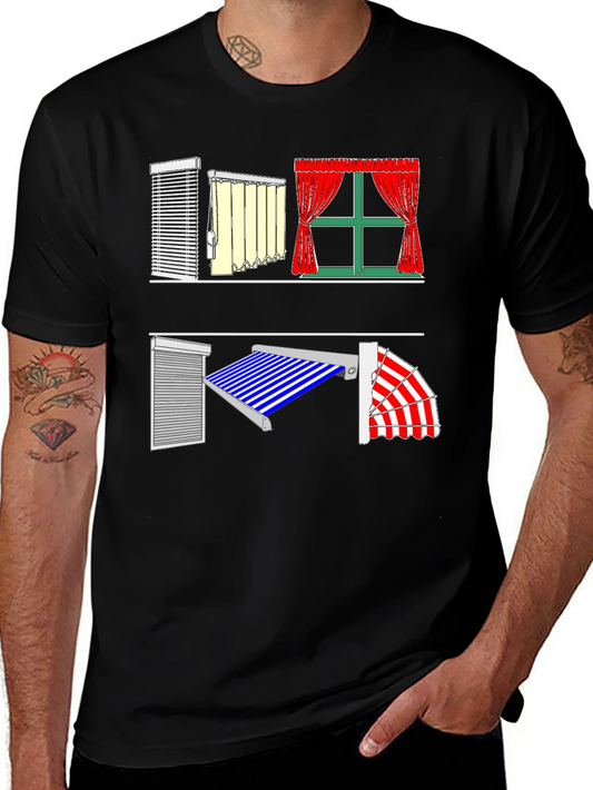 Novelty Window Blinds & Curtains T-Shirt