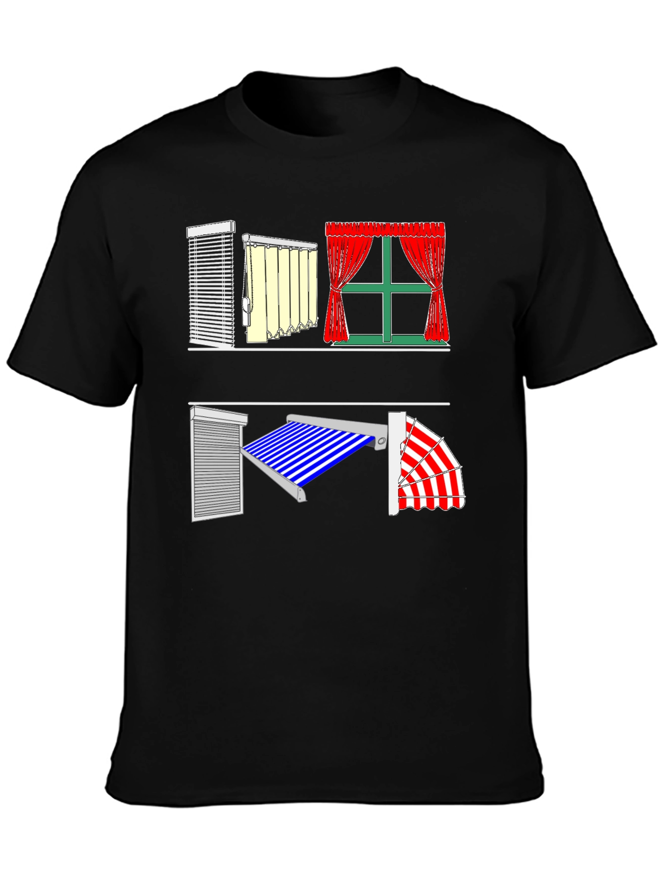 Novelty Window Blinds & Curtains T-Shirt