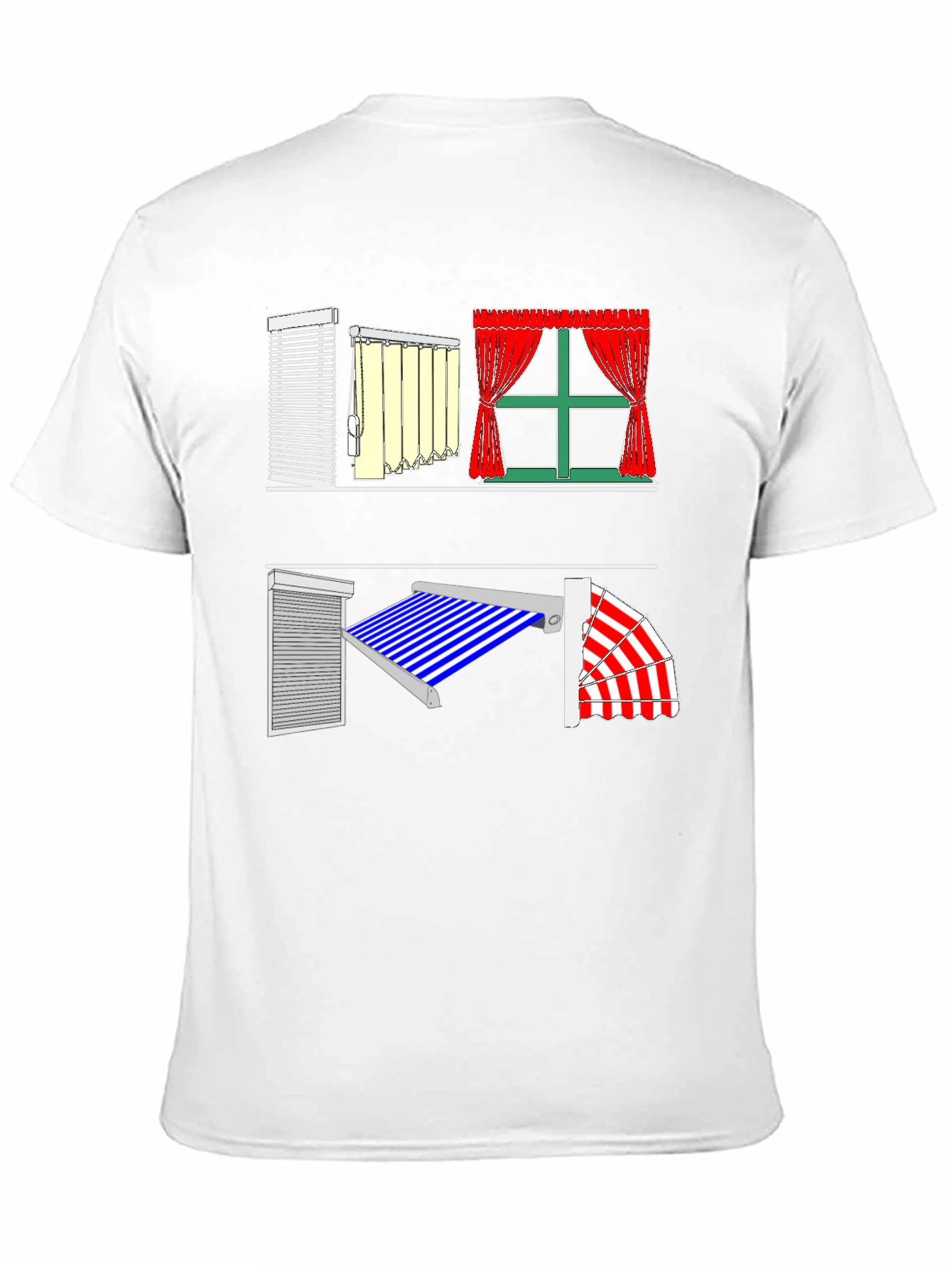 Novelty Window Blinds & Curtains T-Shirt