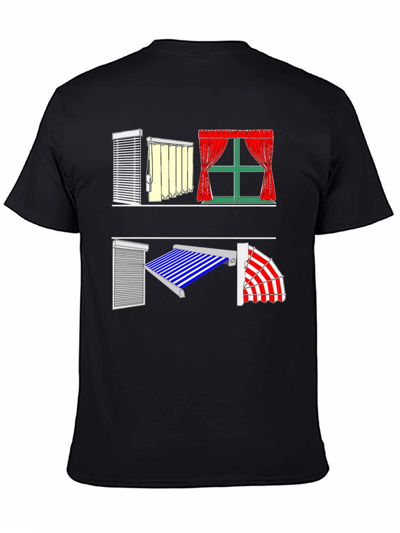 Novelty Window Blinds & Curtains T-Shirt