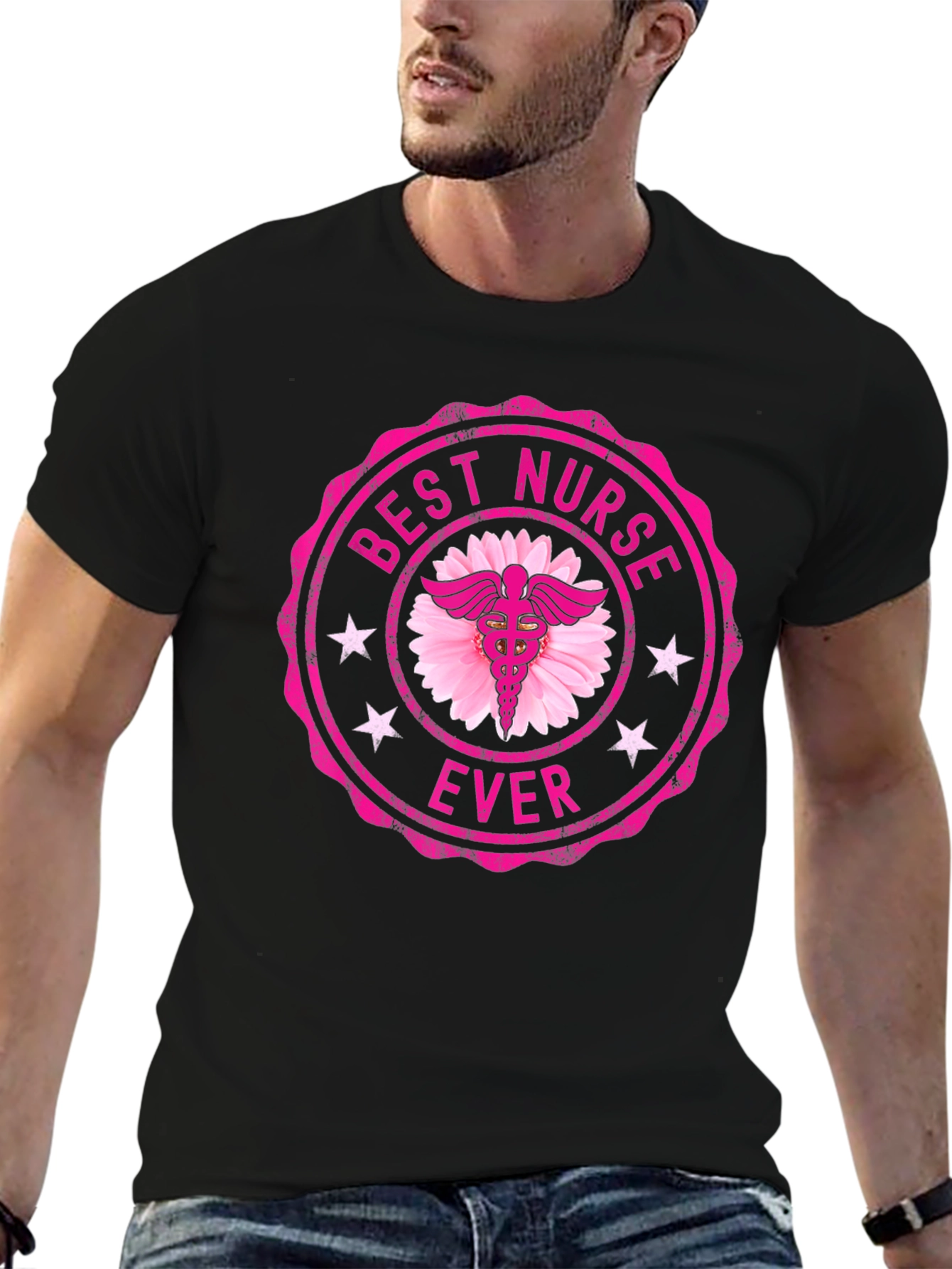 Best Nurse Ever Black T-Shirt