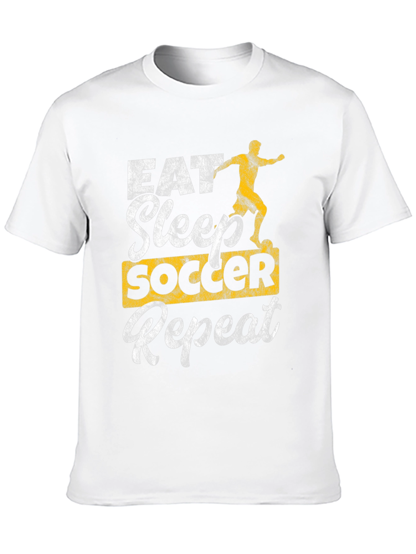 Eat Sleep Soccer Repeat Graphic Tee