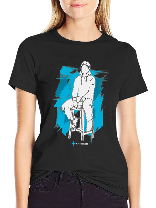 Ed Sheeran Silhouette Graphic T-Shirt