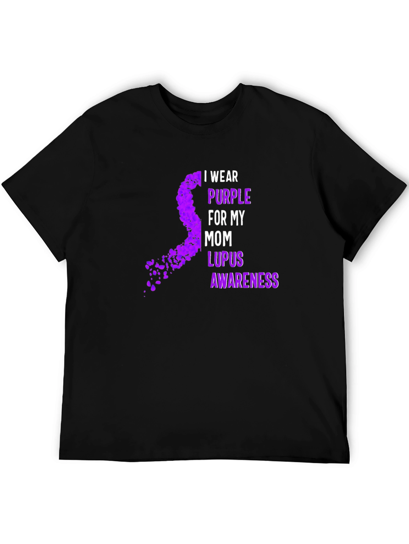 Purple Ribbon Lupus Awareness T-Shirt