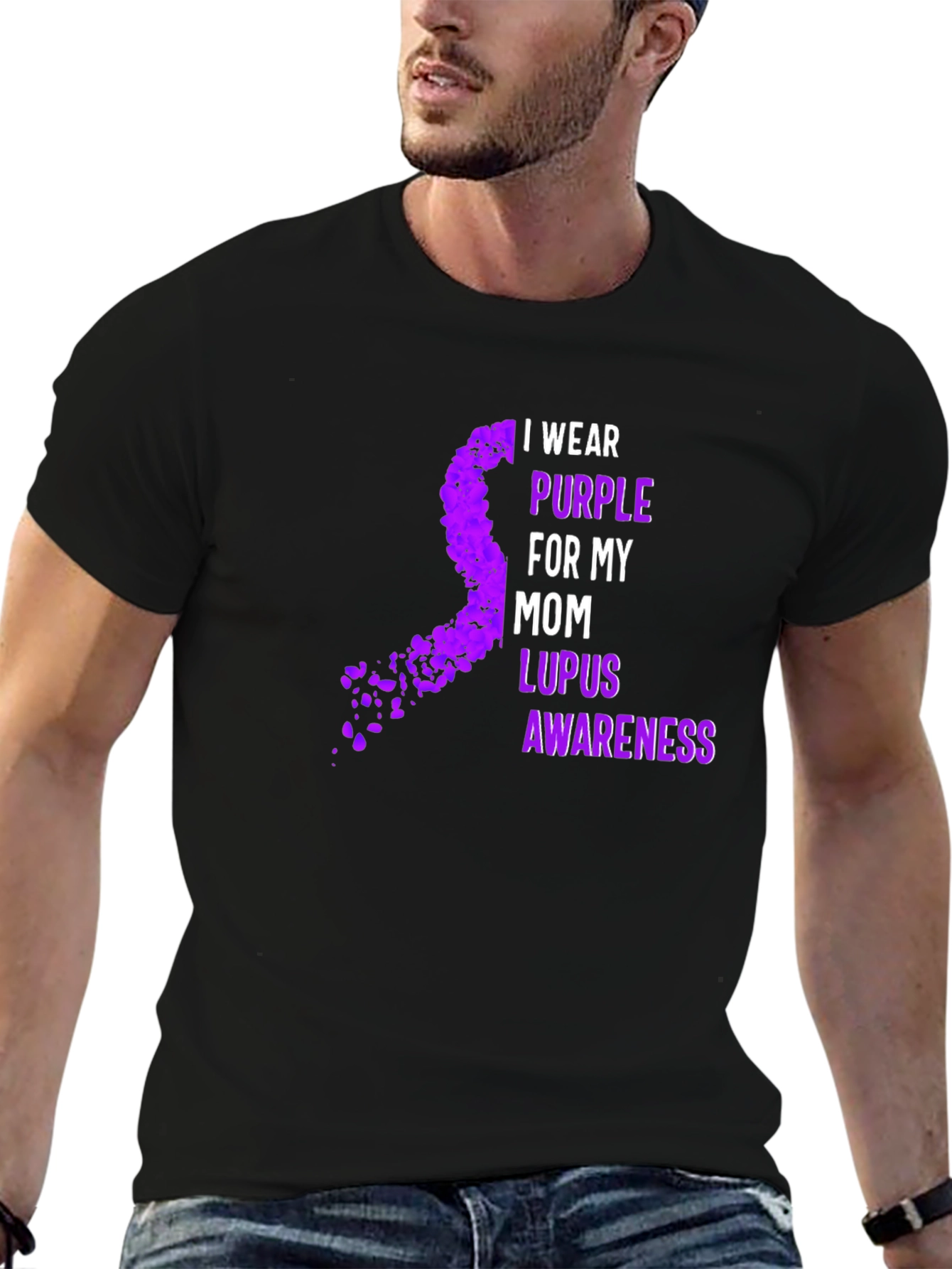 Purple Ribbon Lupus Awareness T-Shirt