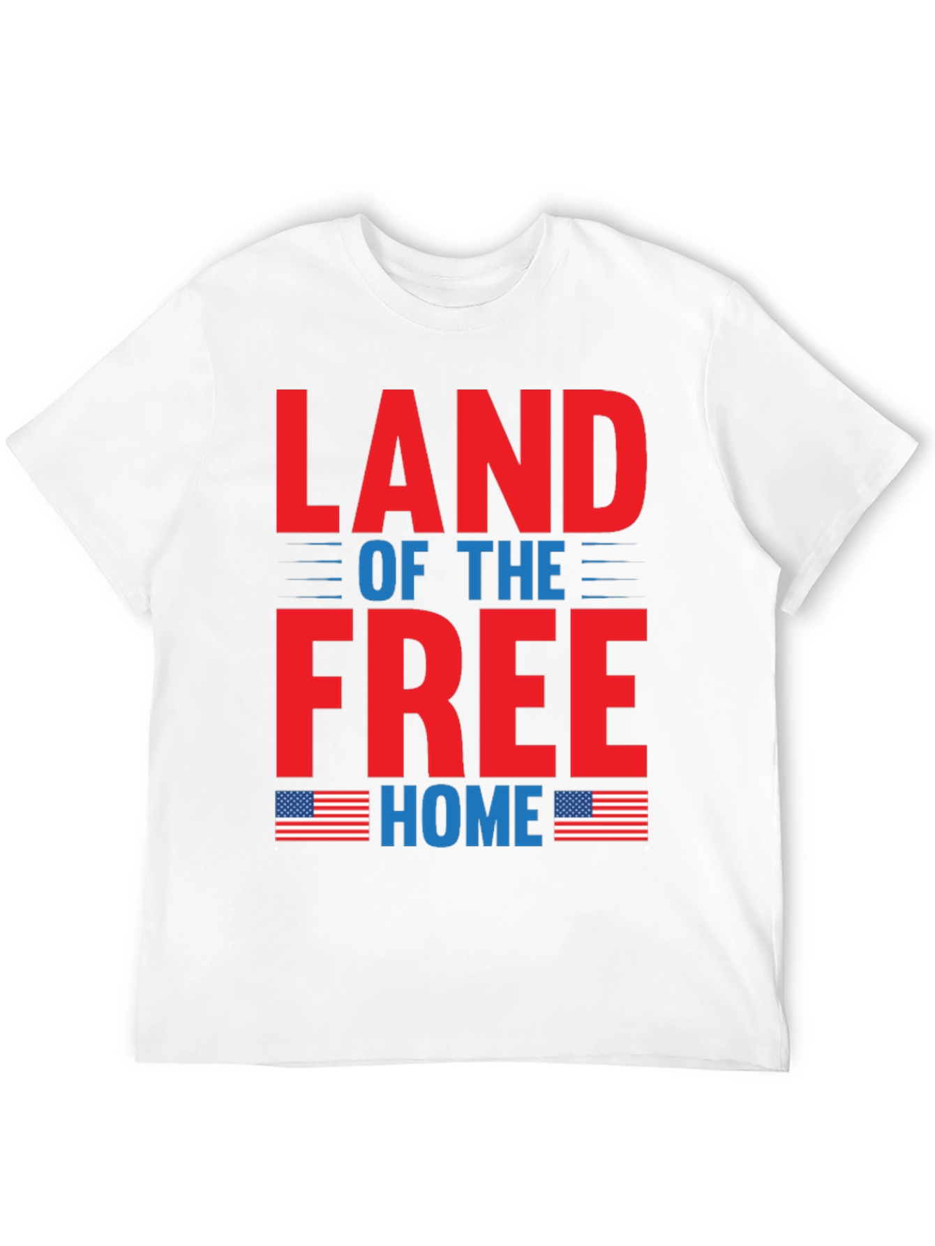 Land of the Free Patriotic T-Shirt