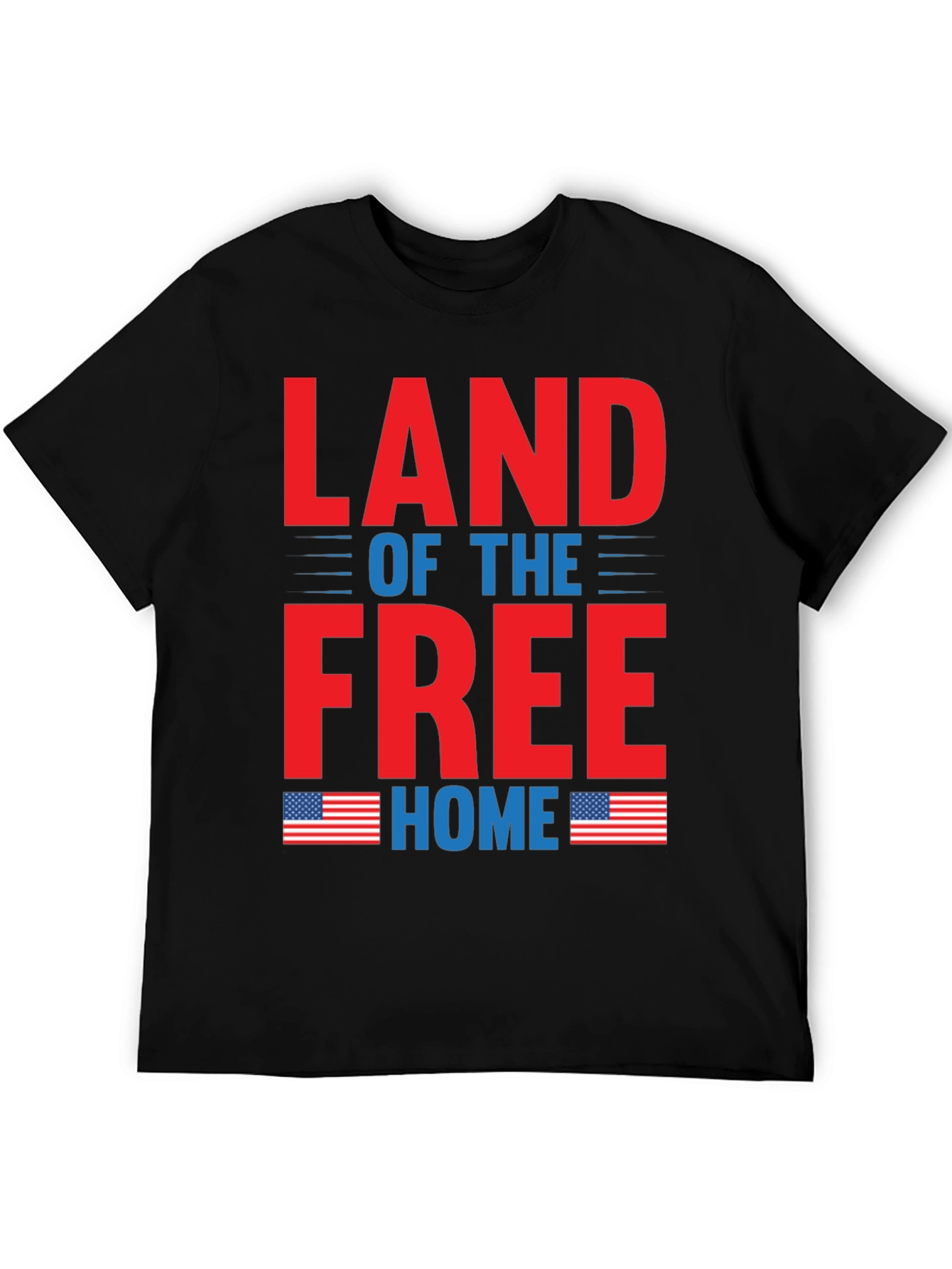 Land of the Free Patriotic T-Shirt