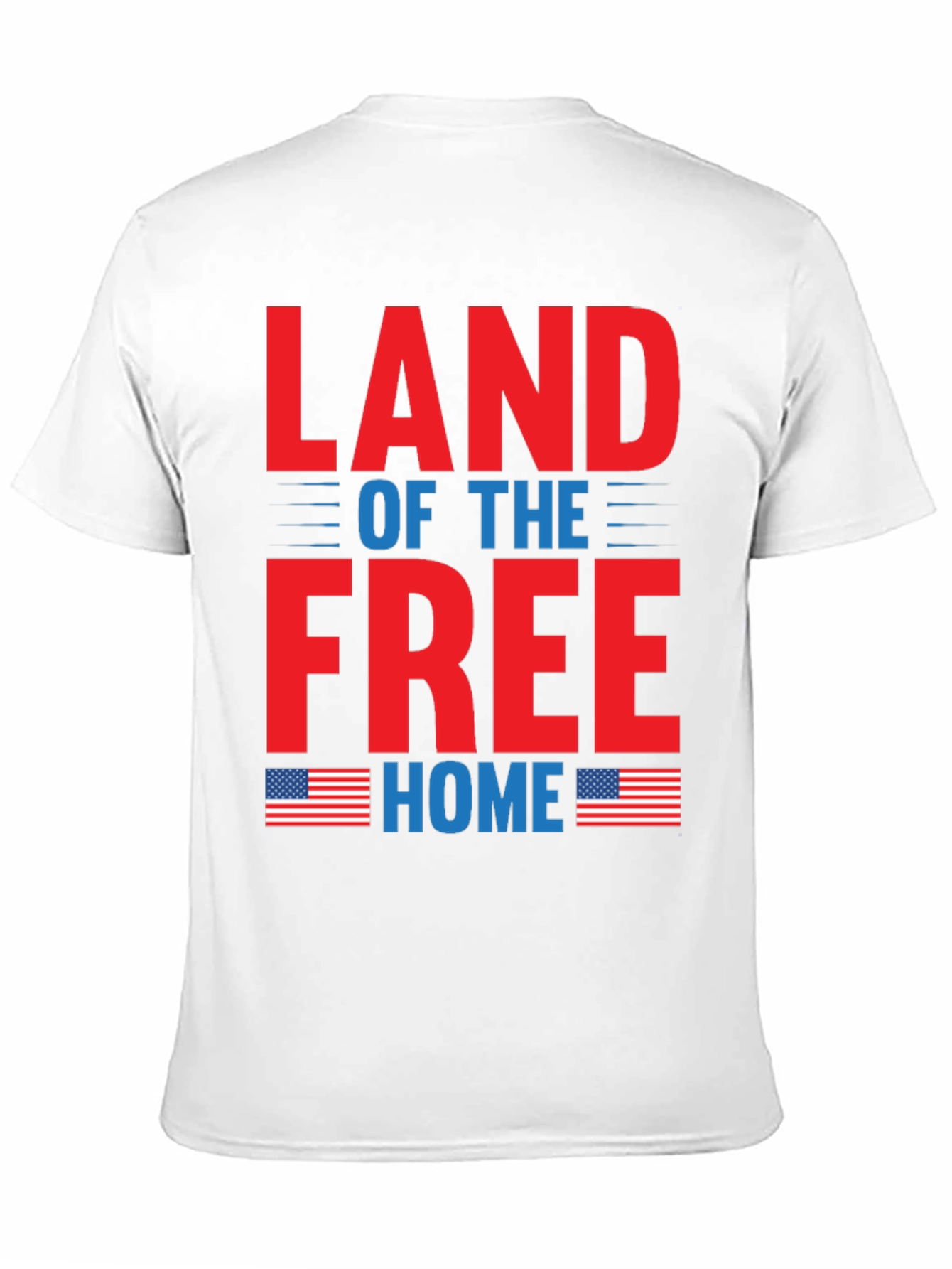 Land of the Free Patriotic T-Shirt