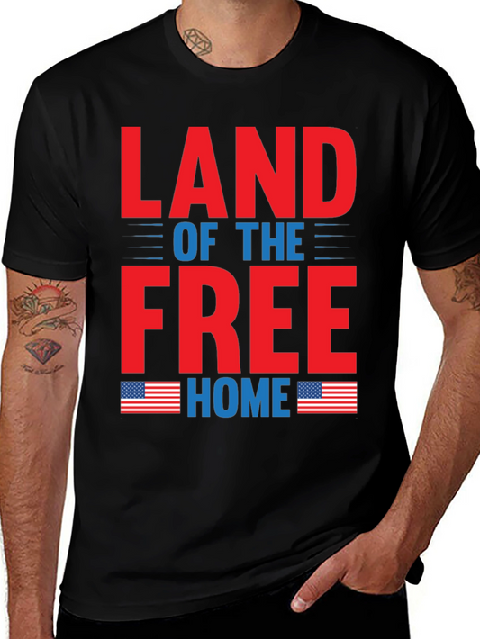Land of the Free Patriotic T-Shirt