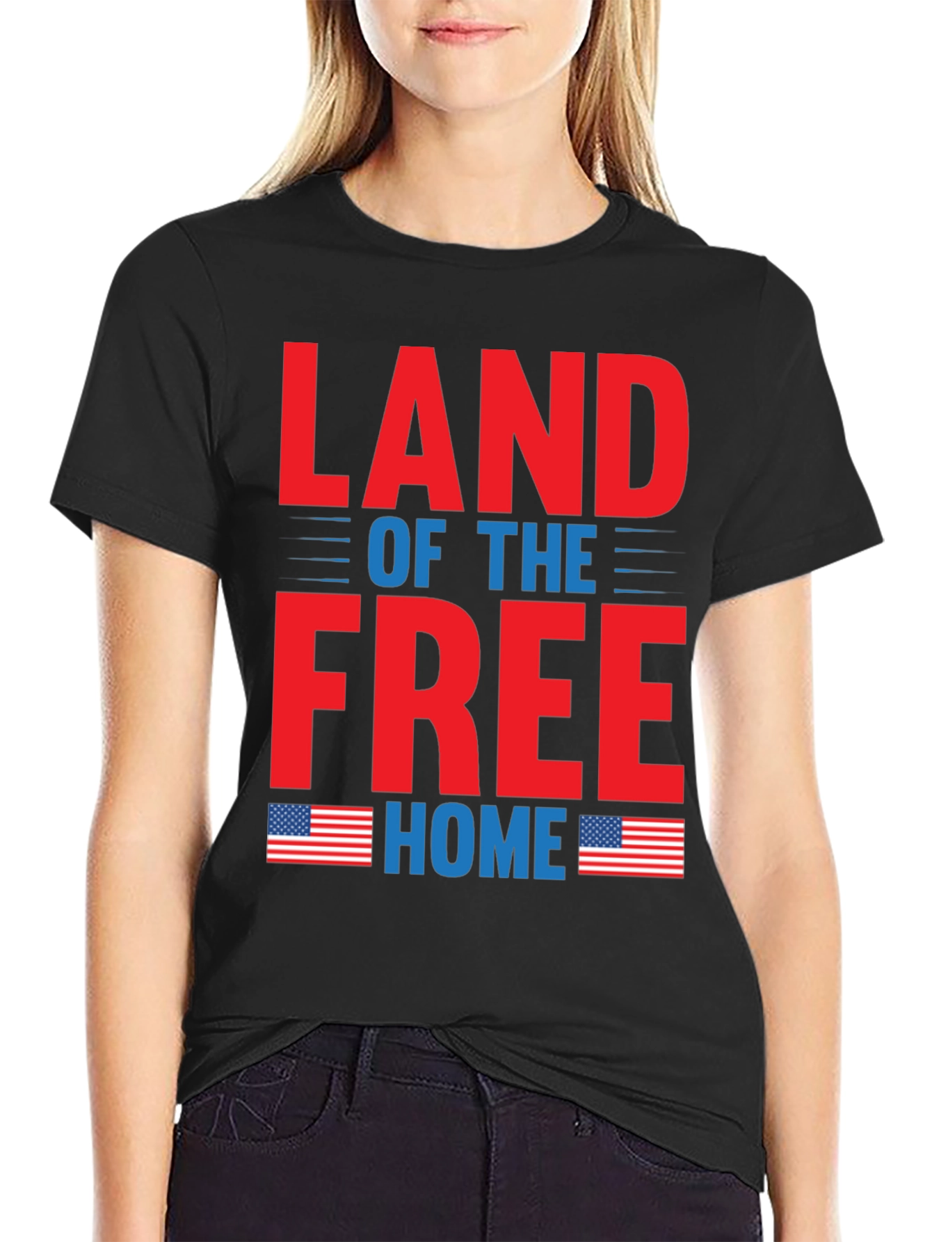 Land of the Free Patriotic T-Shirt