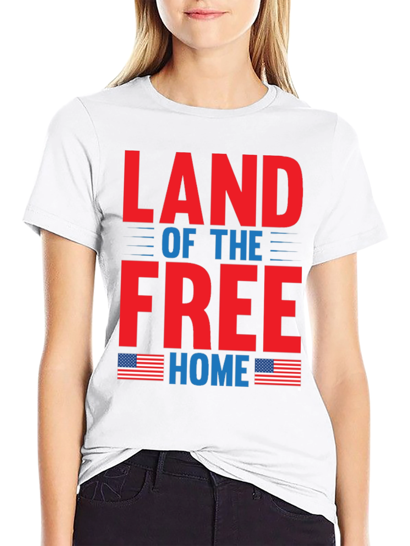 Land of the Free Patriotic T-Shirt