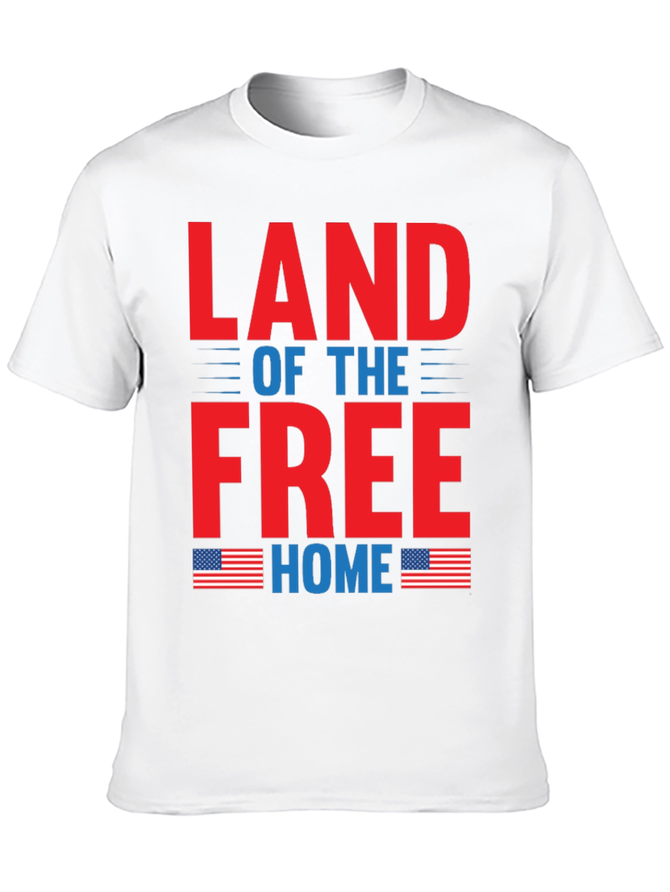 Land of the Free Patriotic T-Shirt