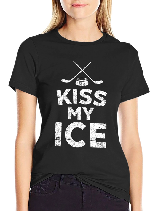 Kiss My Ice Hockey T-Shirt