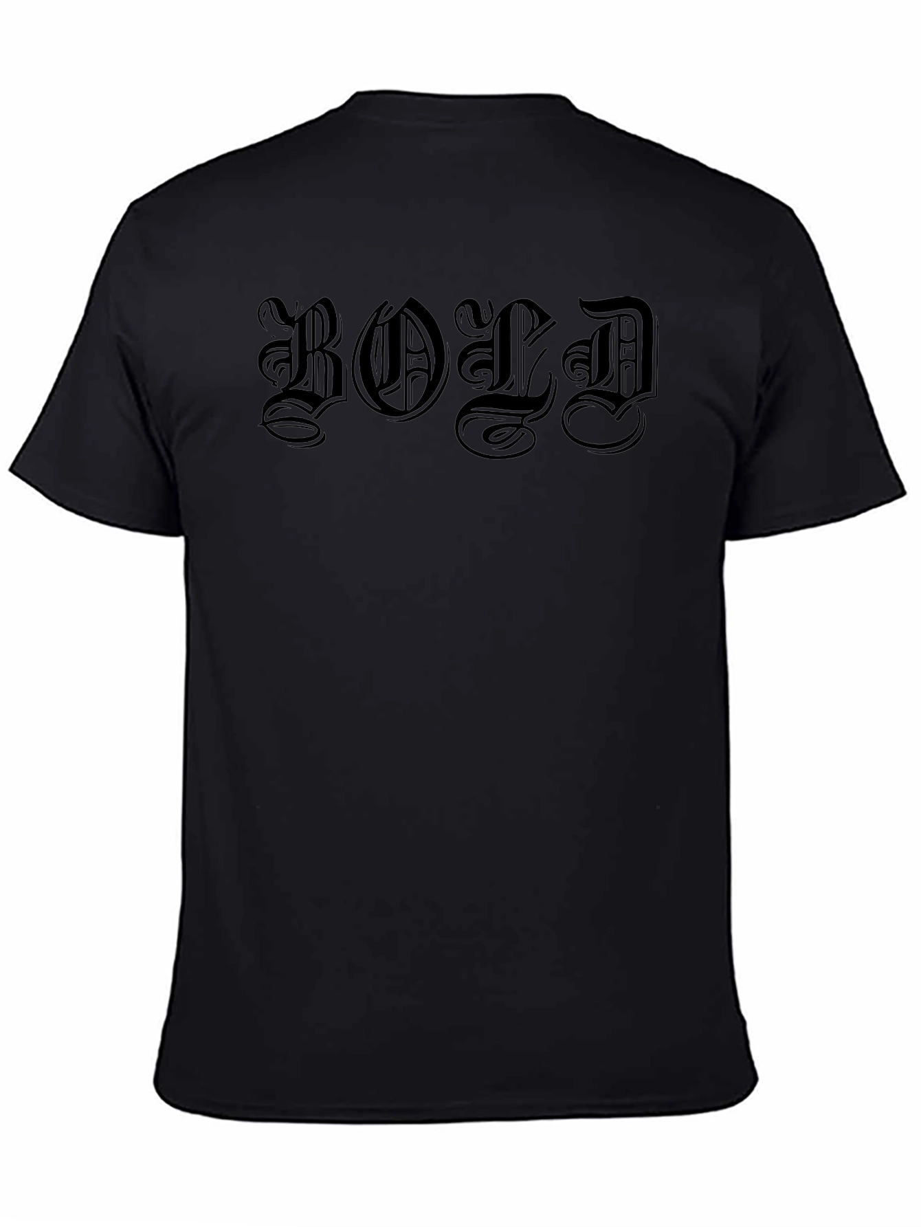 Bold Gothic T-Shirt - Classic Black Tee