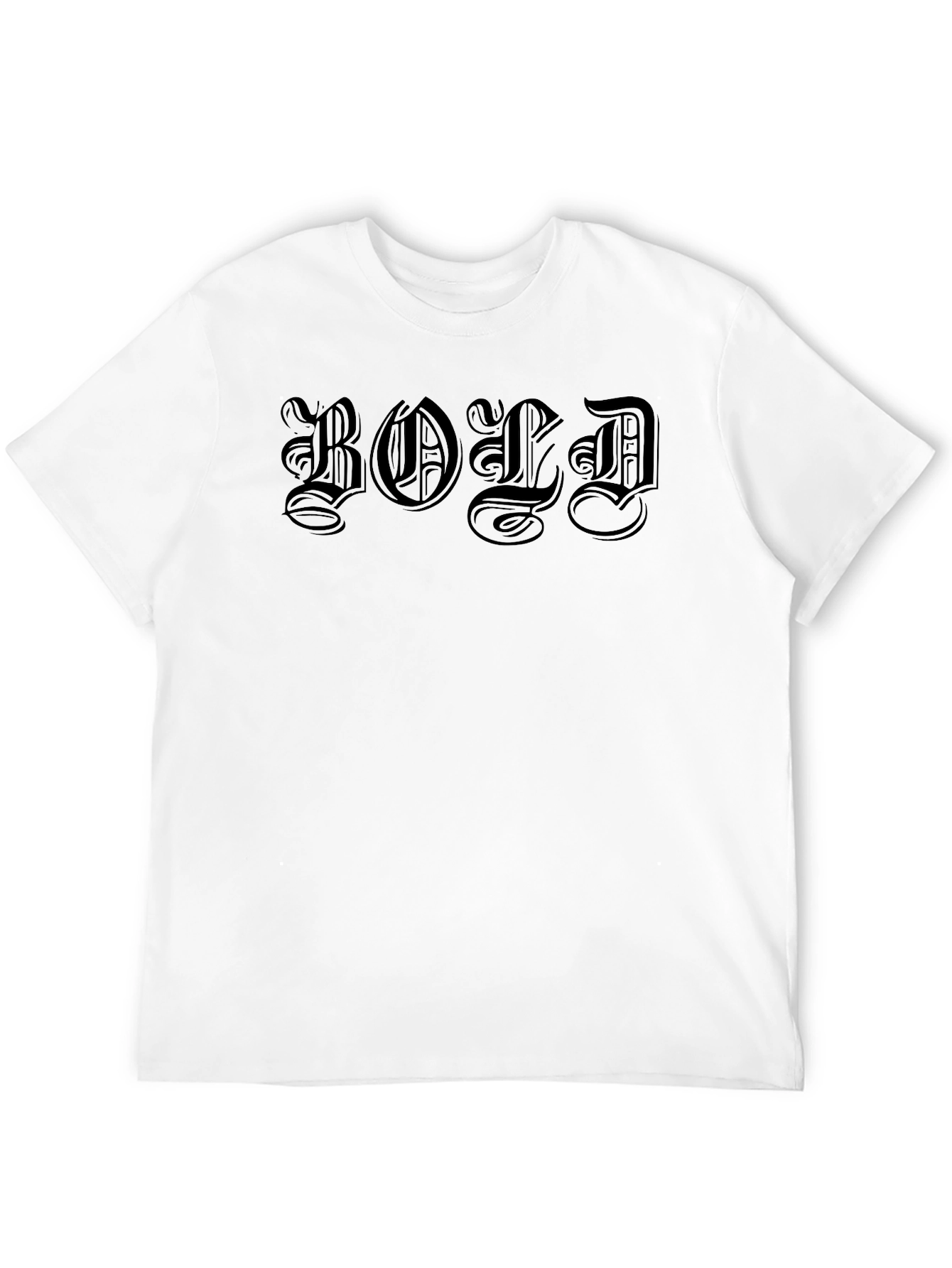 Bold Gothic T-Shirt - Classic Black Tee