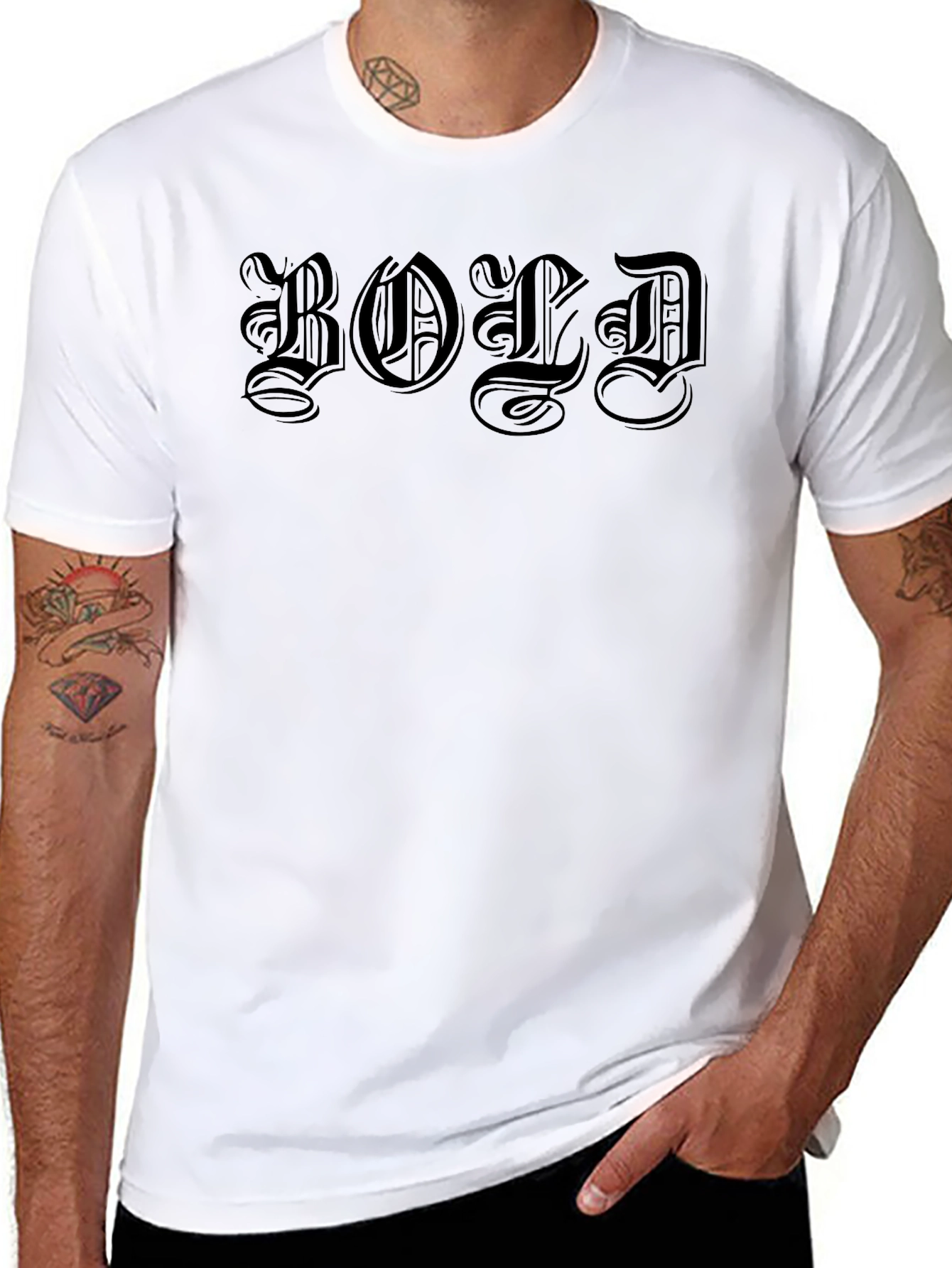 Bold Gothic T-Shirt - Classic Black Tee