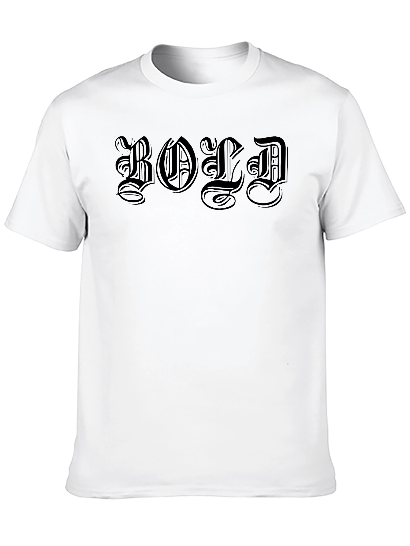 Bold Gothic T-Shirt - Classic Black Tee