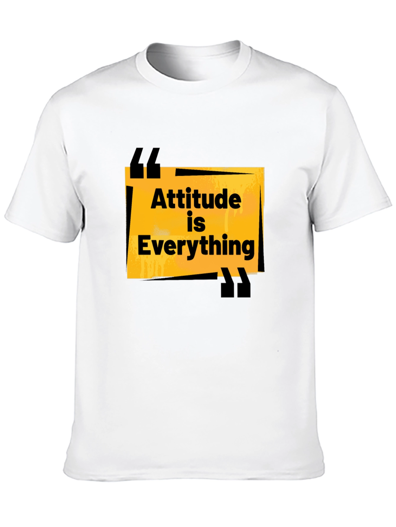 Attitude is Everything Black Graphic Tee