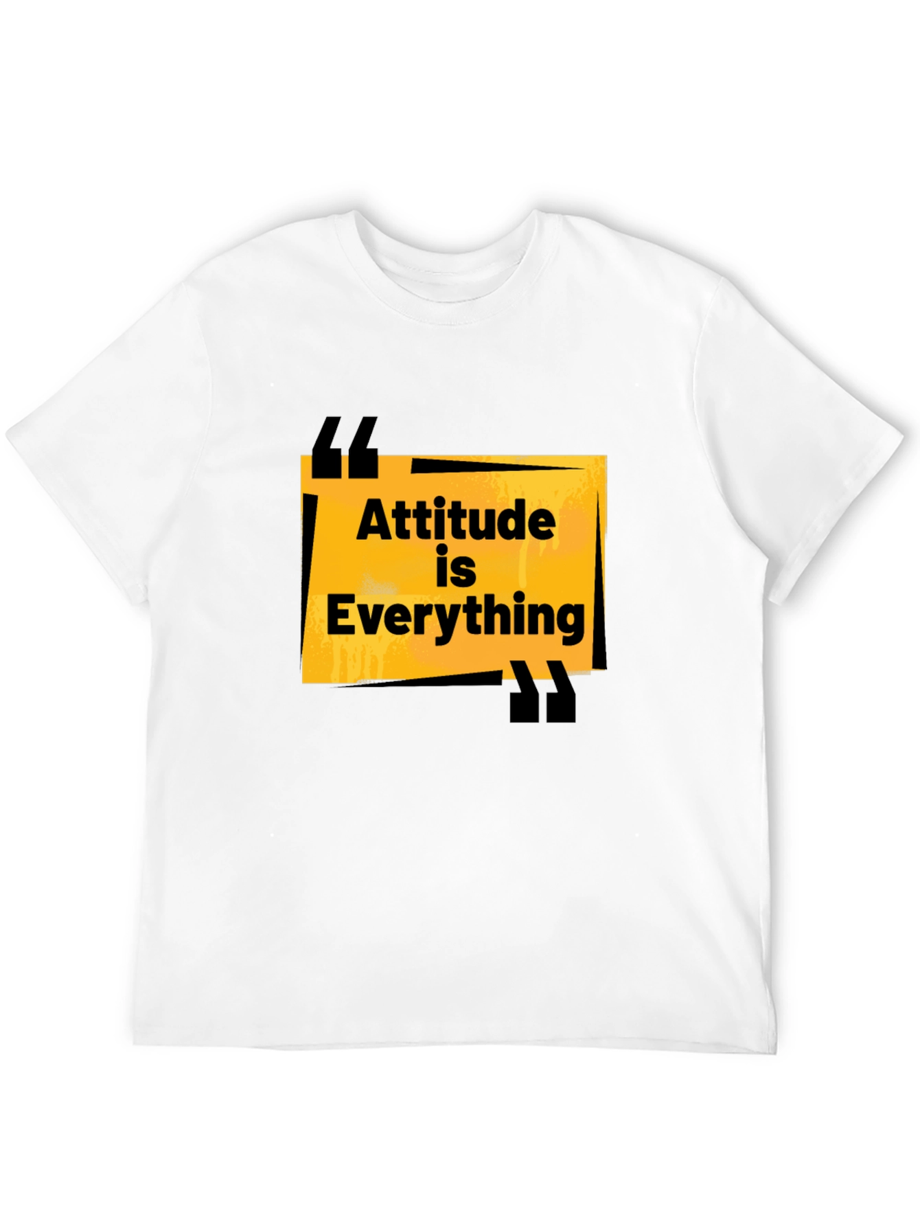 Attitude is Everything Black Graphic Tee