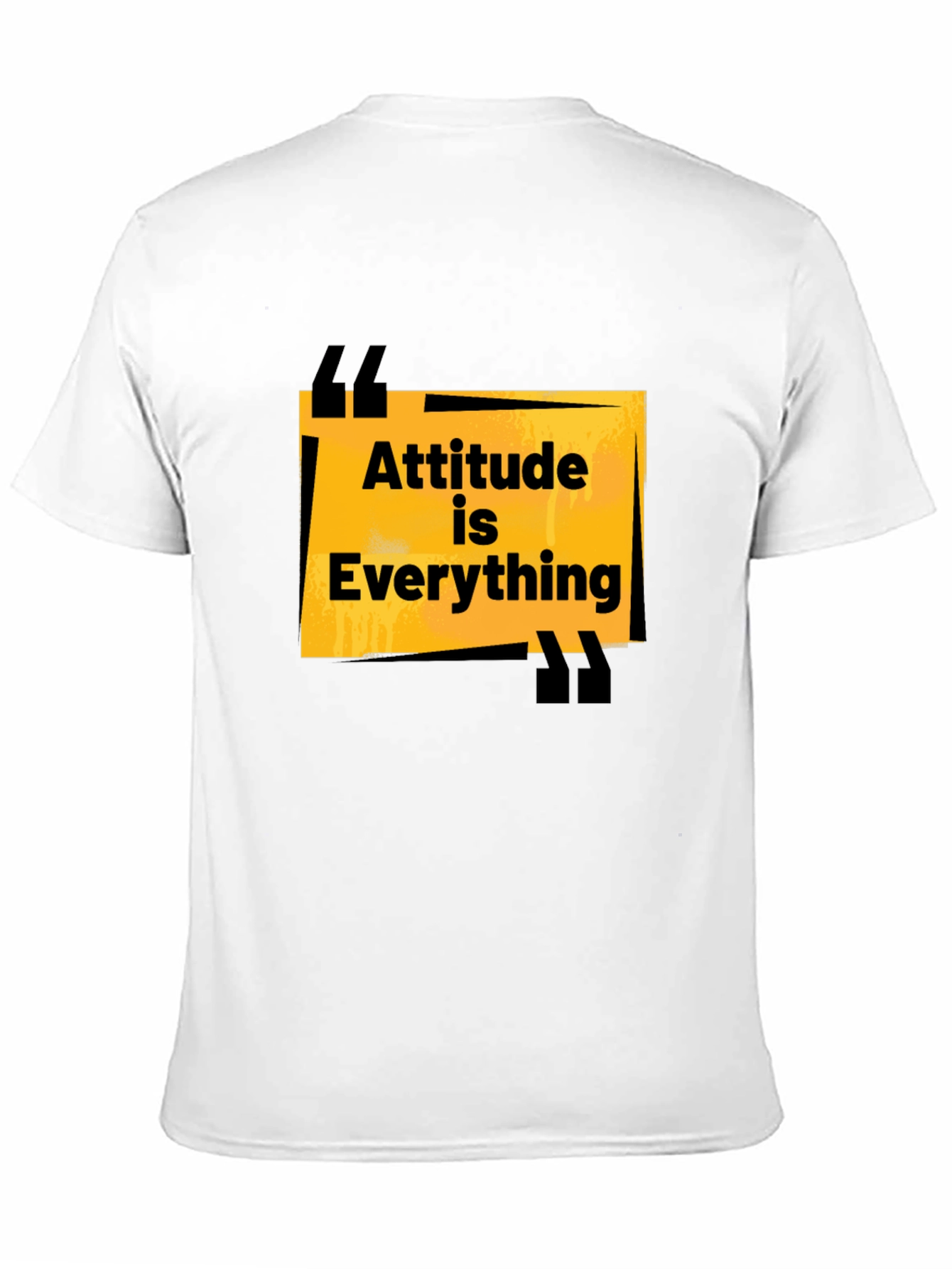Attitude is Everything Black Graphic Tee