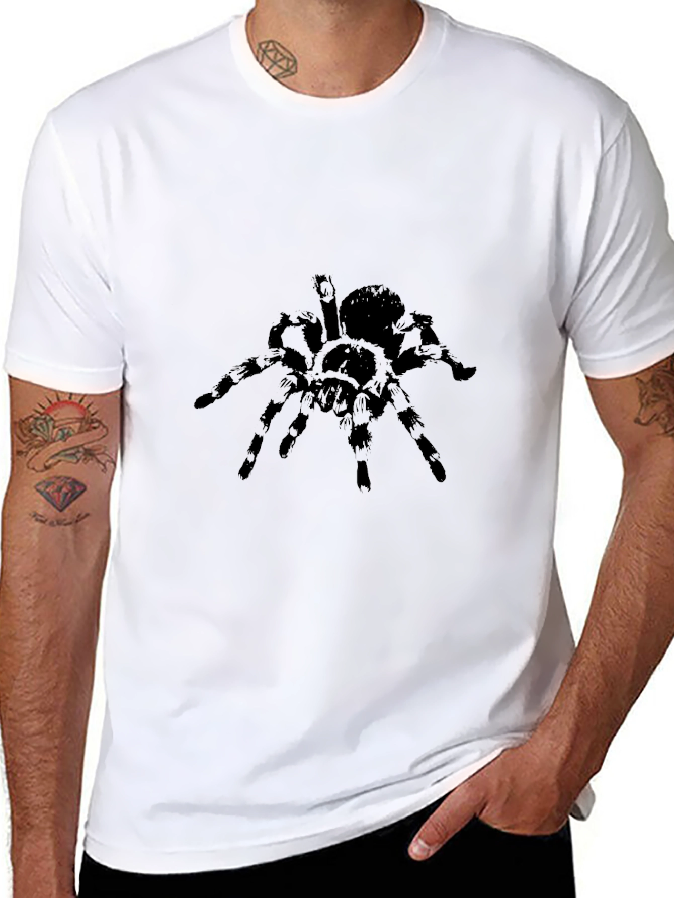 Black Tarantula Graphic T-Shirt