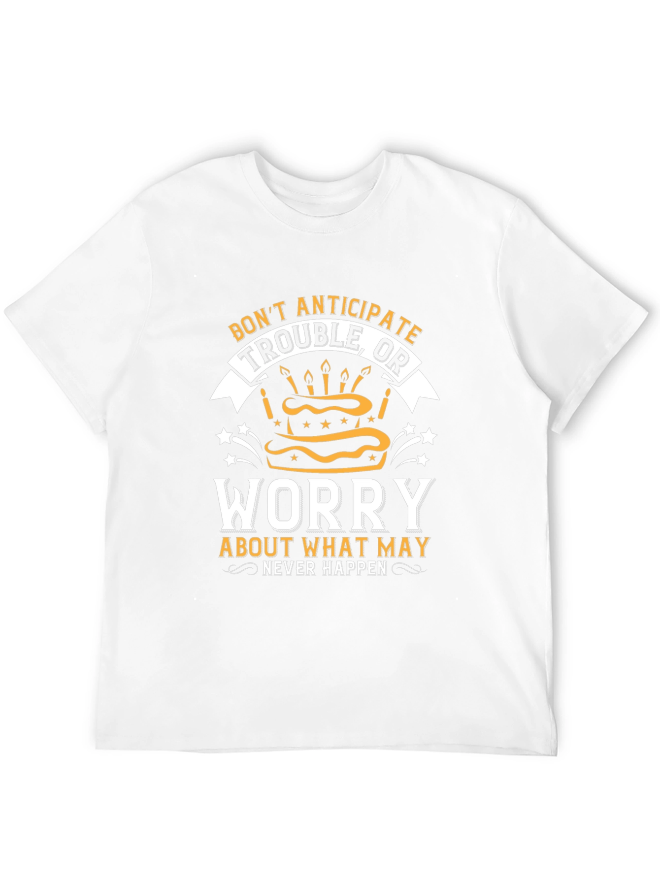 Dont Anticipate Trouble Black Graphic Tee