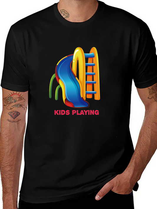 Kids Playing Slide T-Shirt
