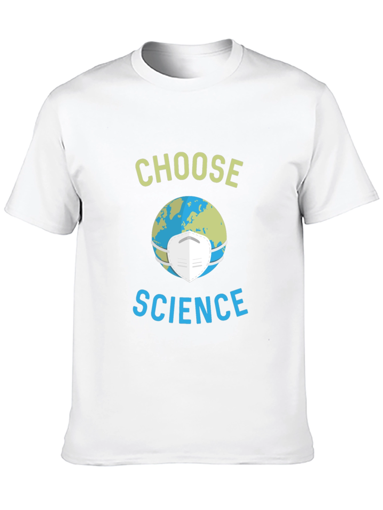 Choose Science T-Shirt - Earth with Mask