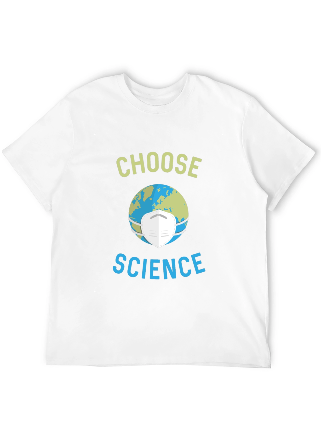 Choose Science T-Shirt - Earth with Mask