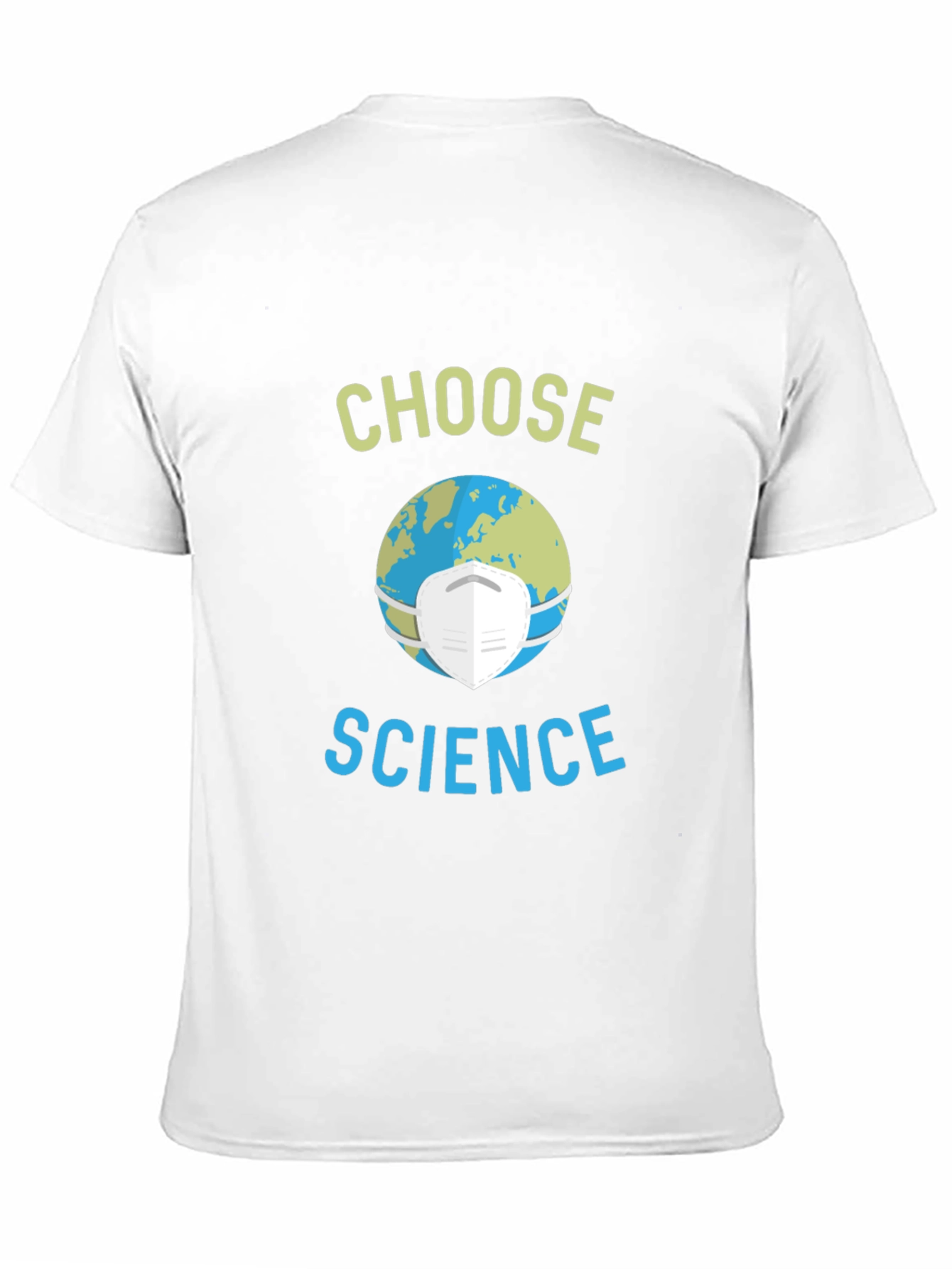 Choose Science T-Shirt - Earth with Mask
