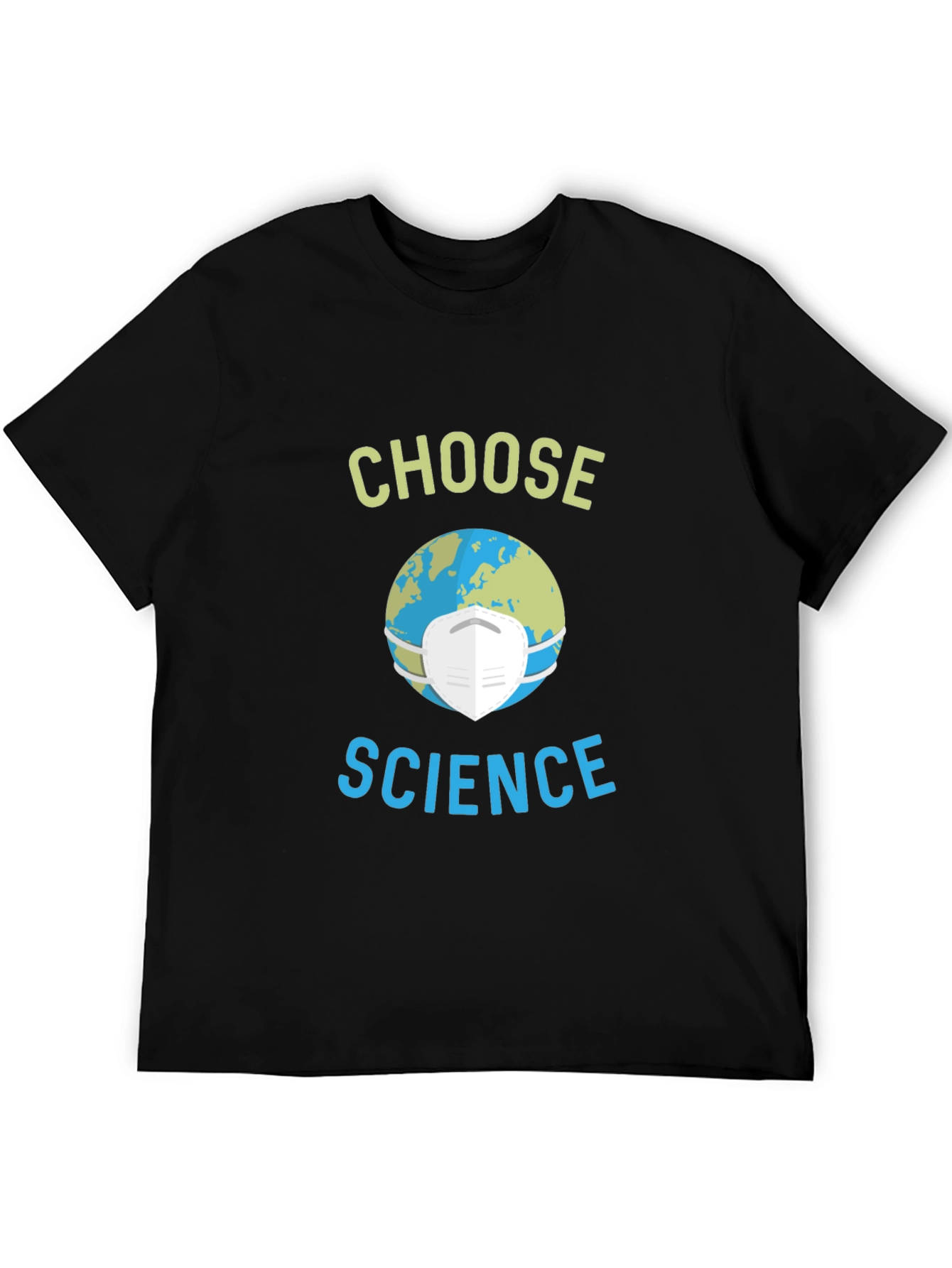 Choose Science T-Shirt - Earth with Mask