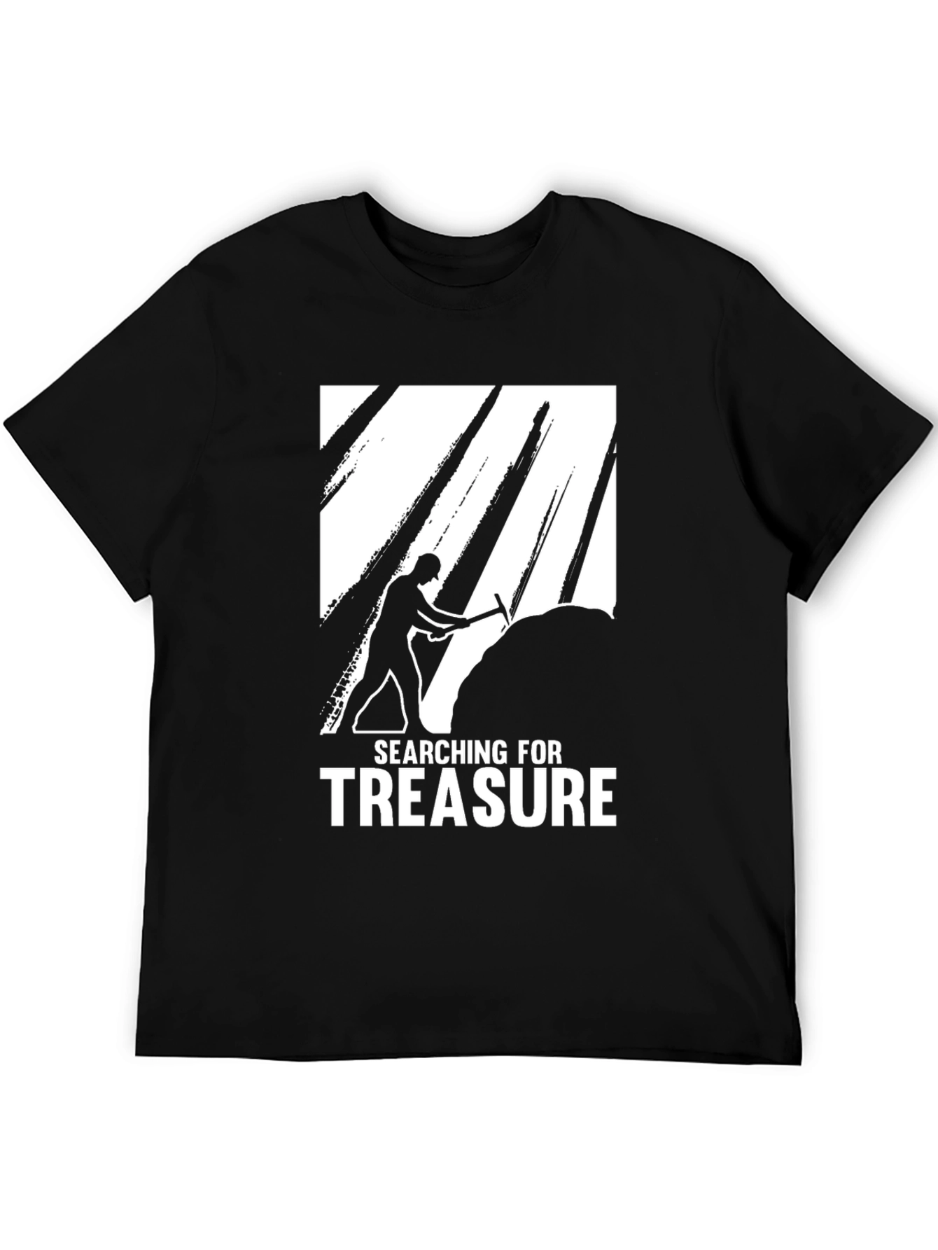 Searching for Treasure Graphic Tee - Black