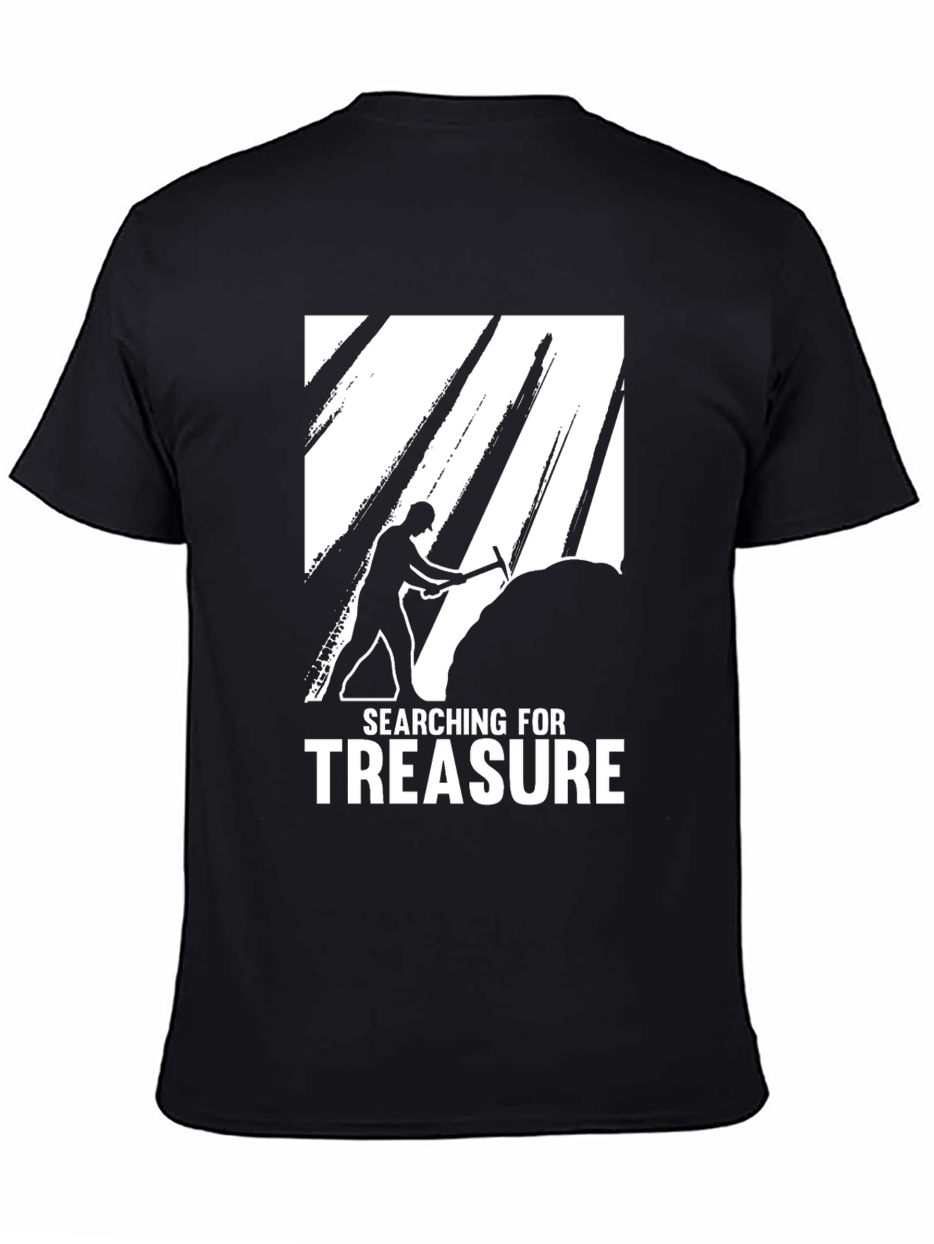 Searching for Treasure Graphic Tee - Black