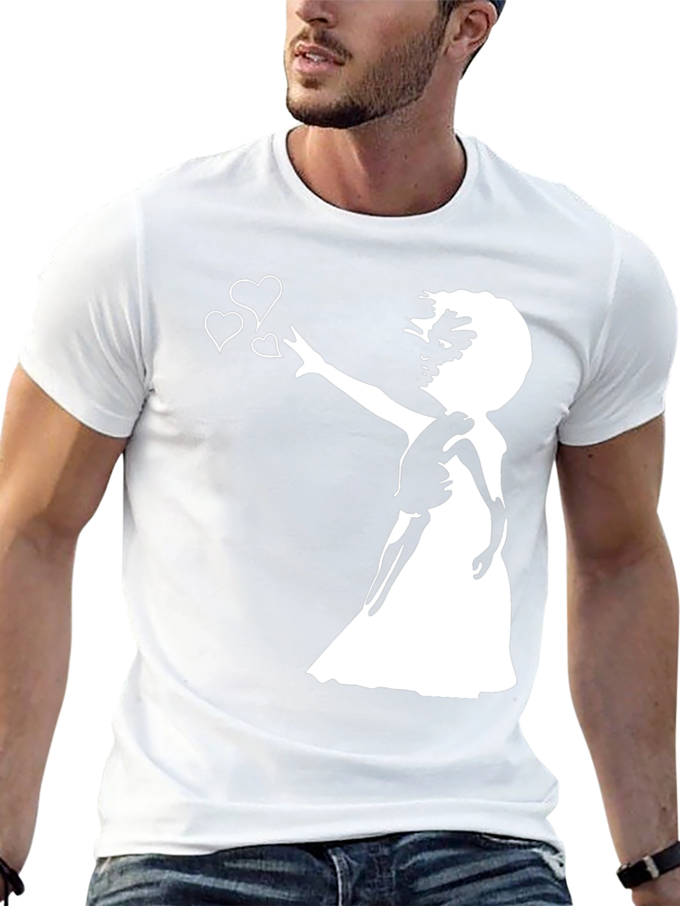 Banksy Balloon Girl Heart T-Shirt
