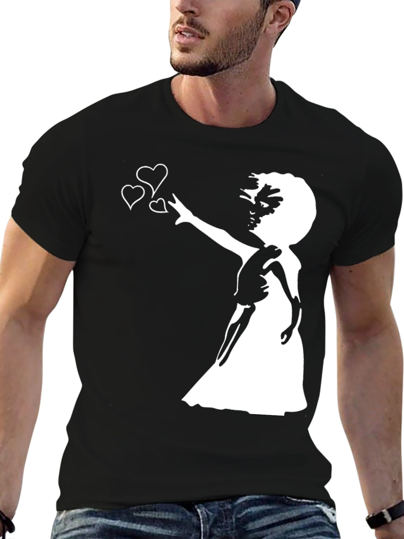 Banksy Balloon Girl Heart T-Shirt